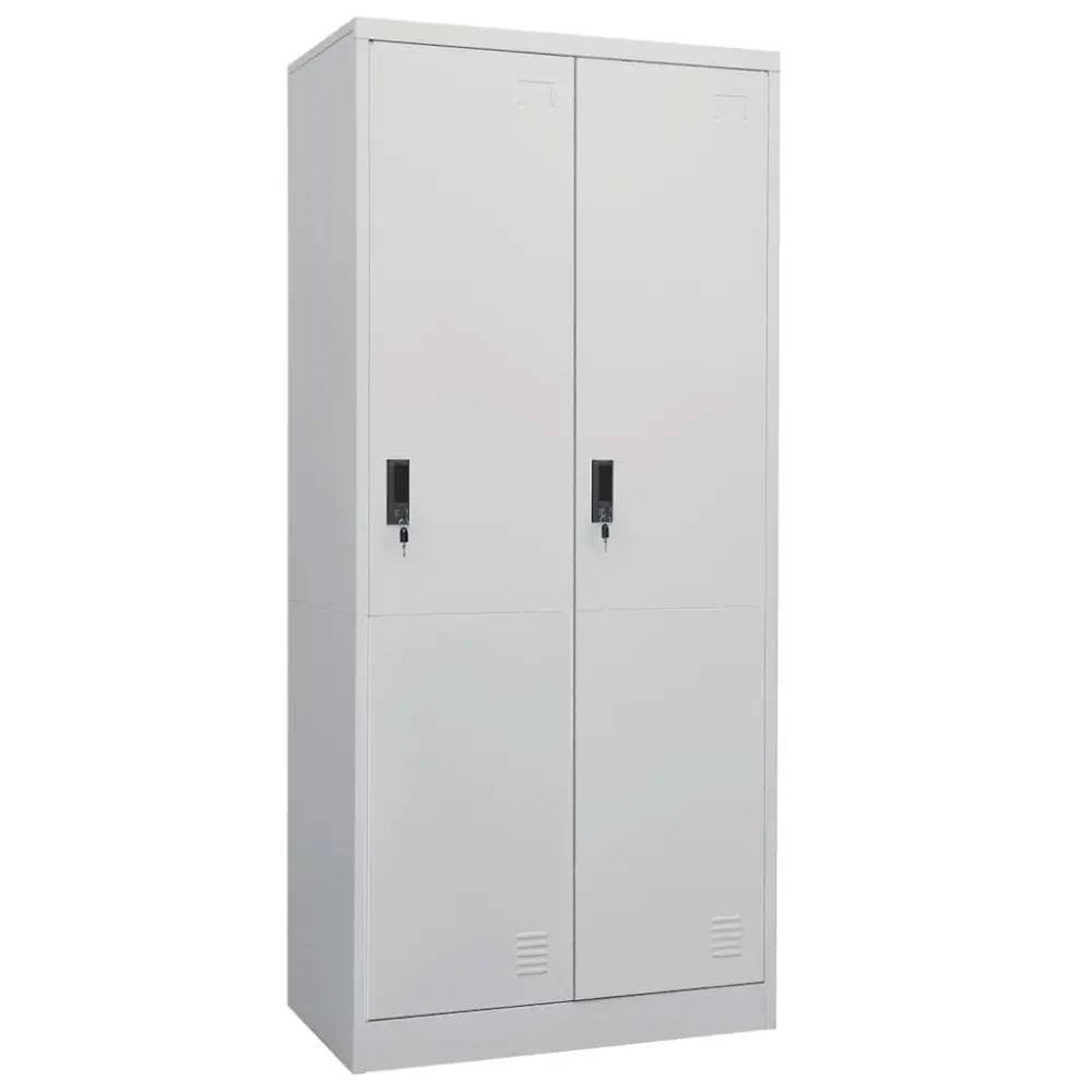 Garde-robe Gris clair 80x50x180 cm Acier - XIOS