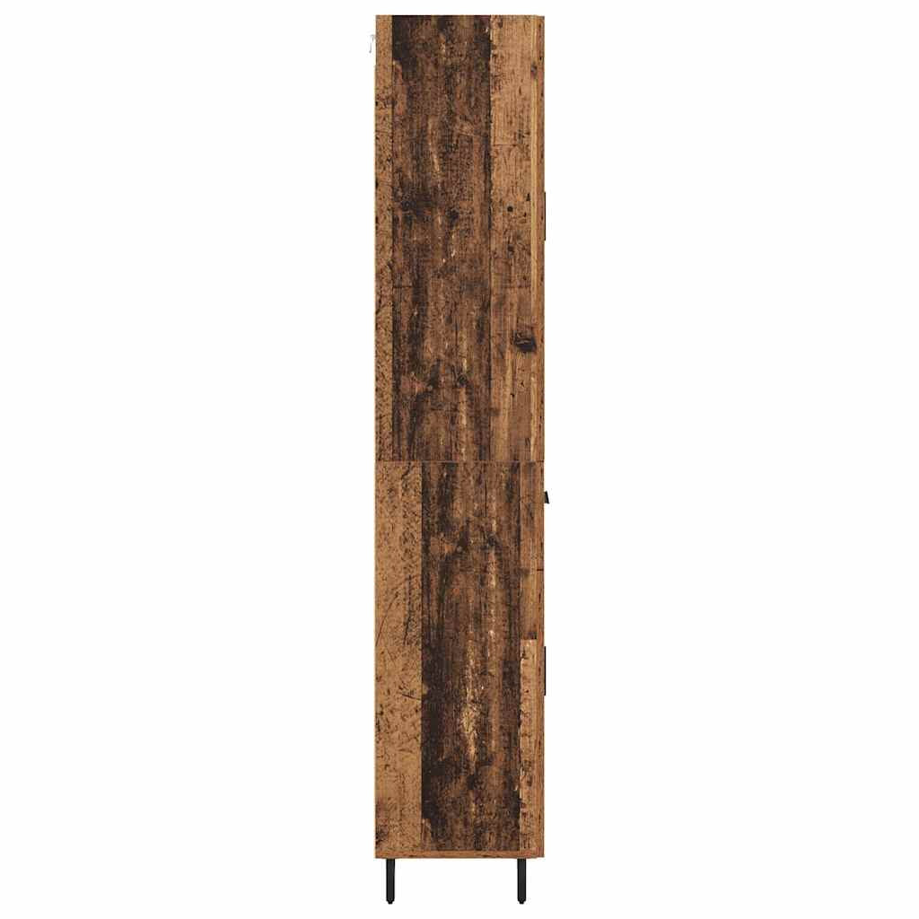 Haut Armoire 2 pc Bois Ancien 69,5 x 34 x 180 cm - XIOS
