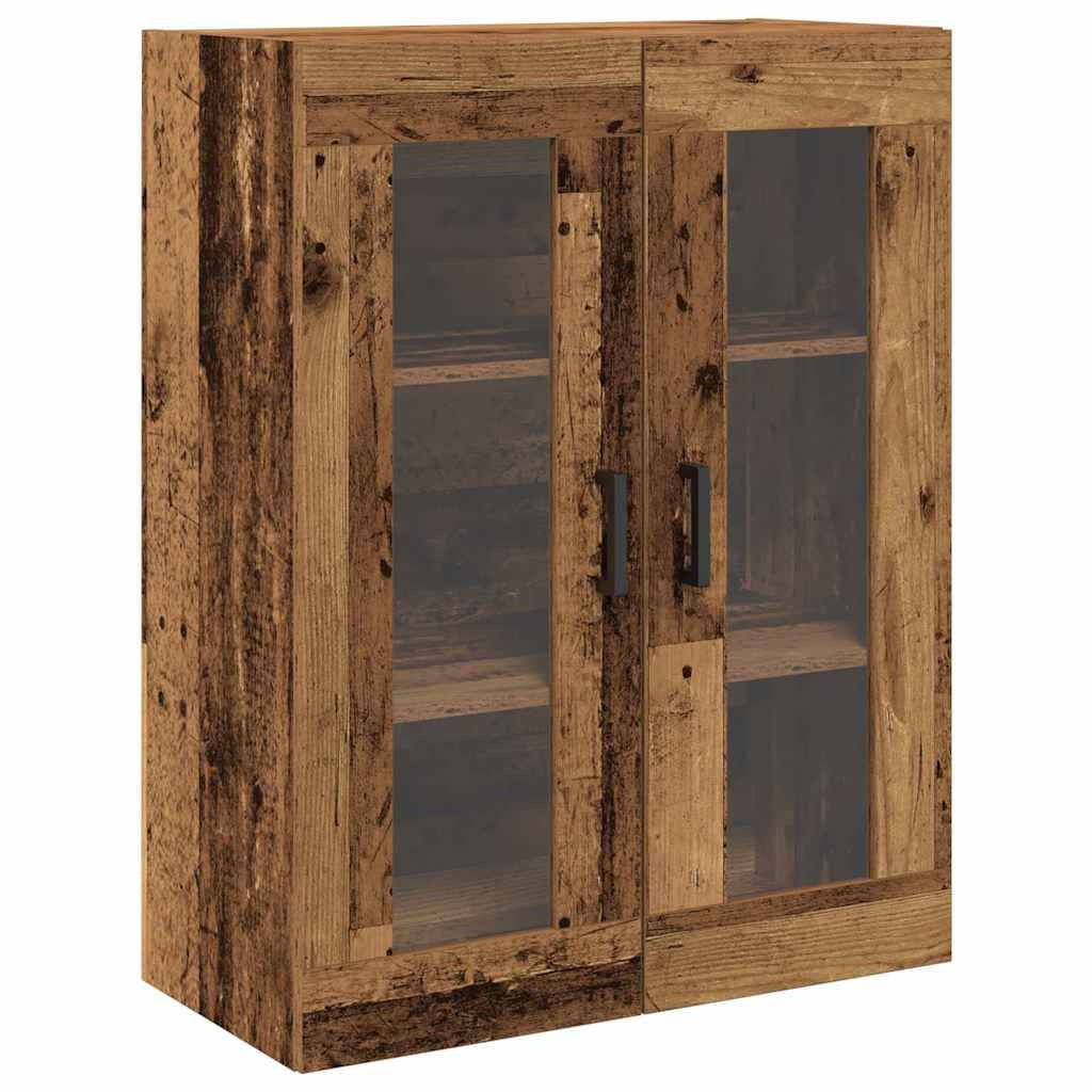 Haut Armoire 2 pc Bois ancien 69,5 x 34 x 180 cm - XIOS