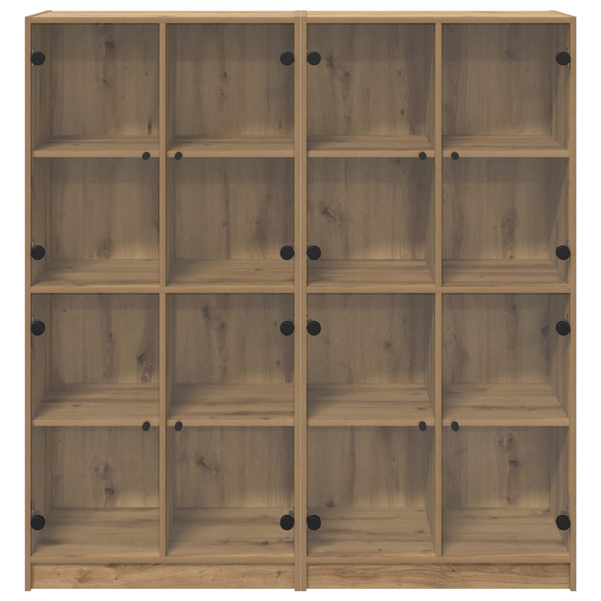 Haut Armoire 2 pc Chêne artisanal 68 x 37 x 142 cm - XIOS