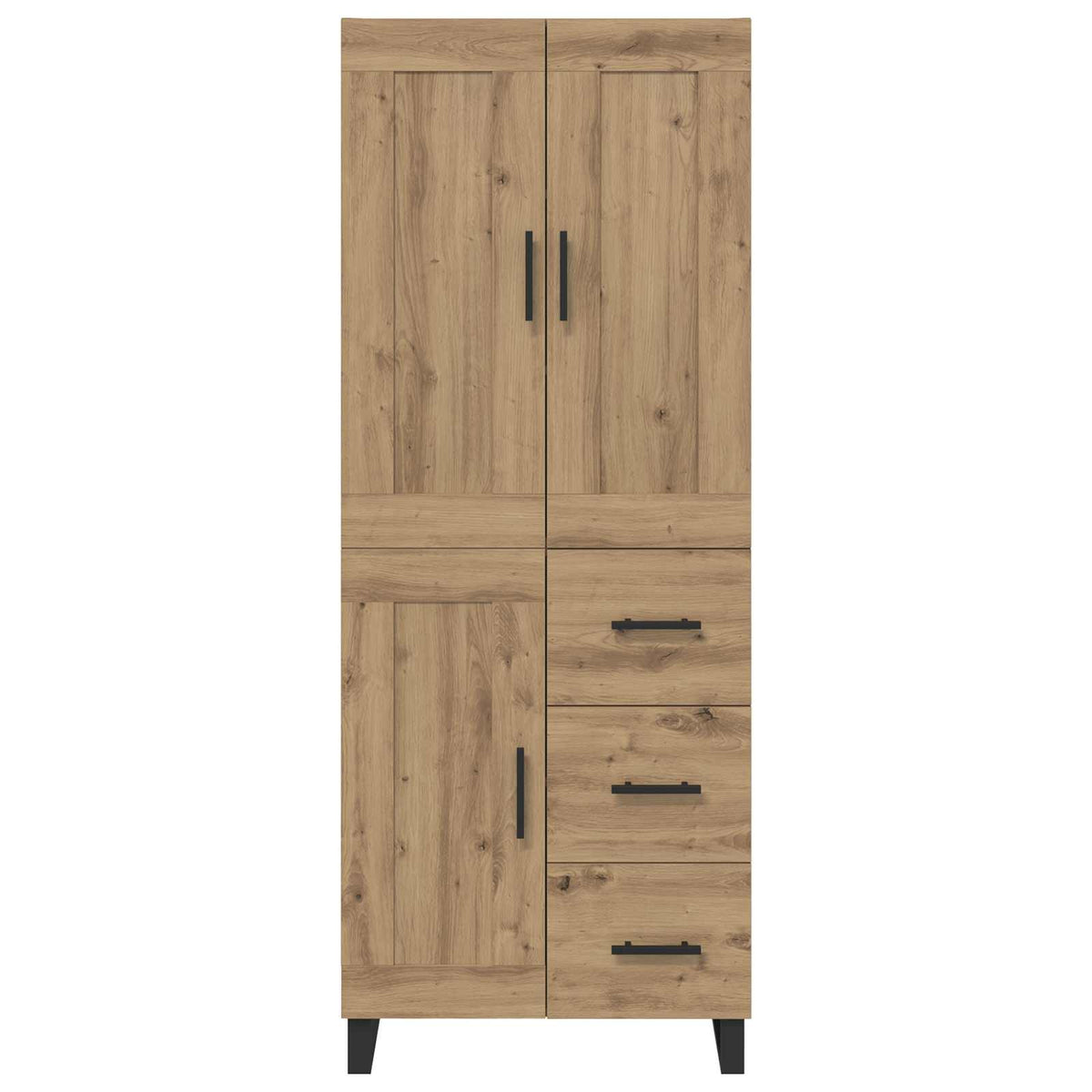 Haut Armoire 2 pc Chêne artisanal 69,5 x 34 x 180 cm - XIOS