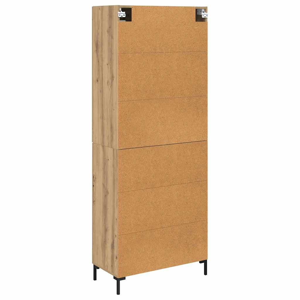 Haut Armoire 2 pc Chêne artisanal 69,5 x 34 x 180 cm - XIOS