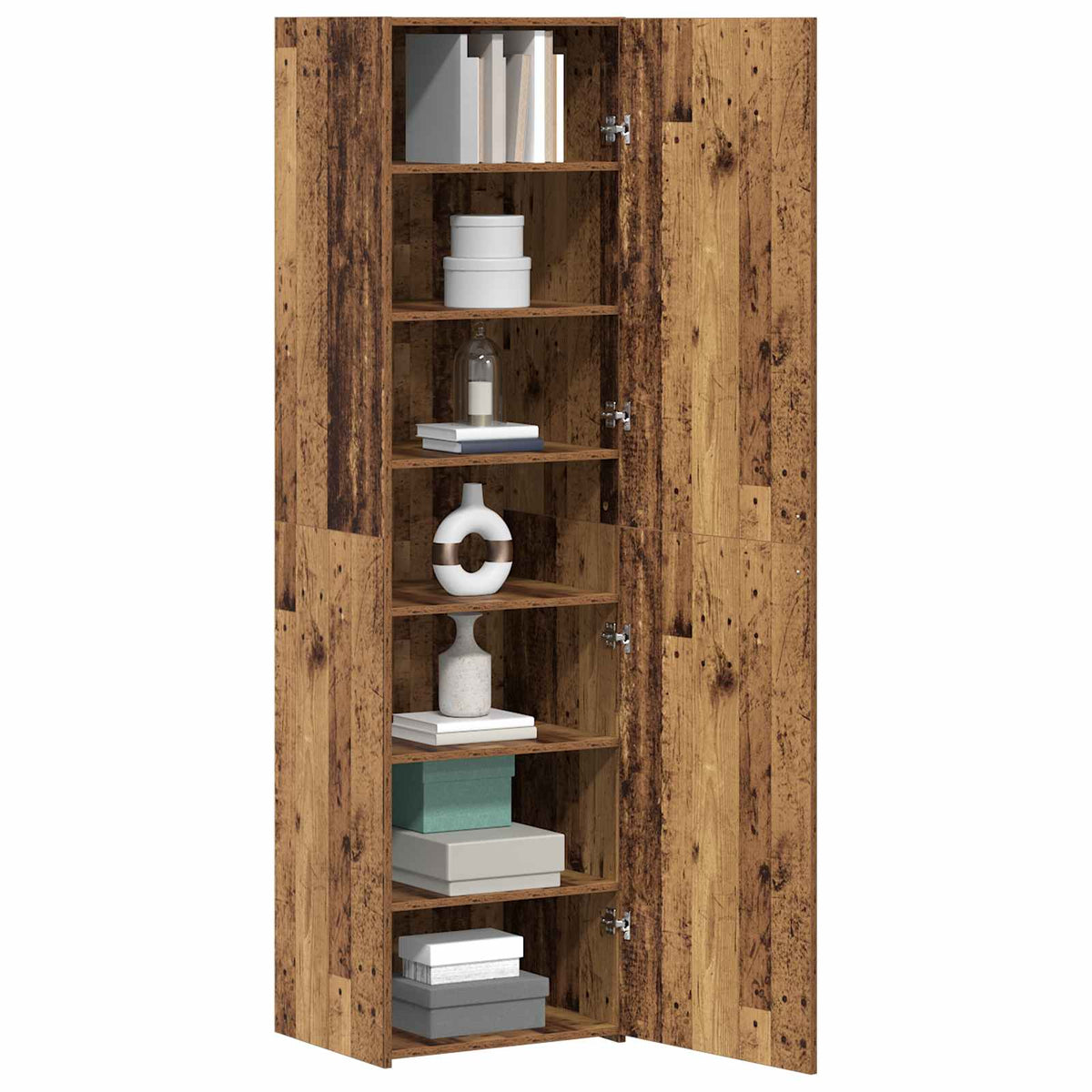 Haut Armoire Bois ancien 50 x 42,5 x 185 cm - XIOS