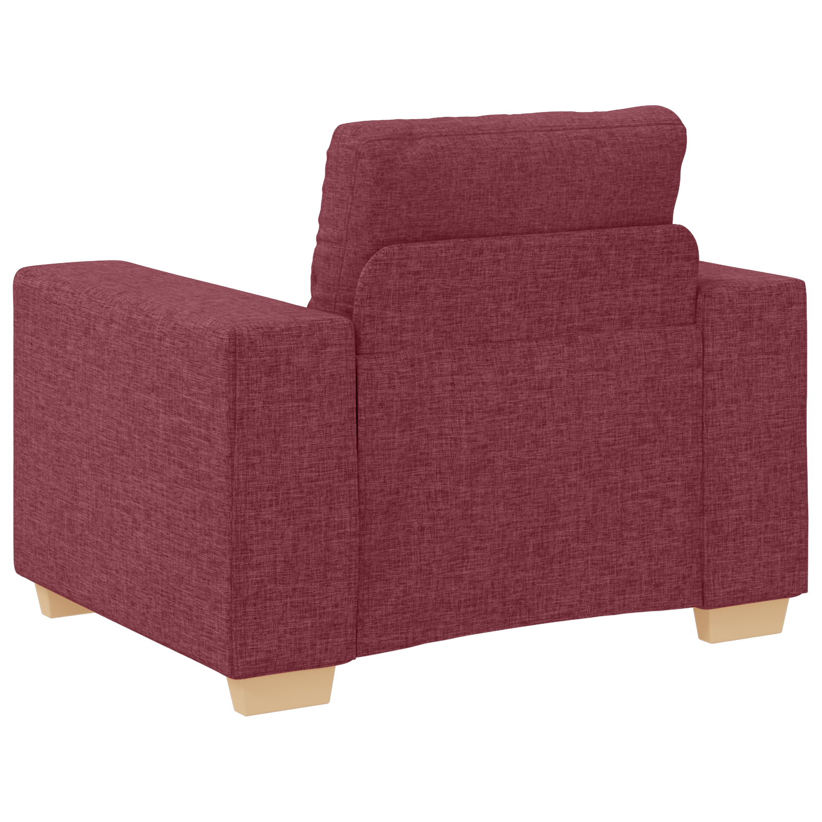 Ensemble de Canapés avec coussin avec oreiller Bordeaux tissu - XIOS
