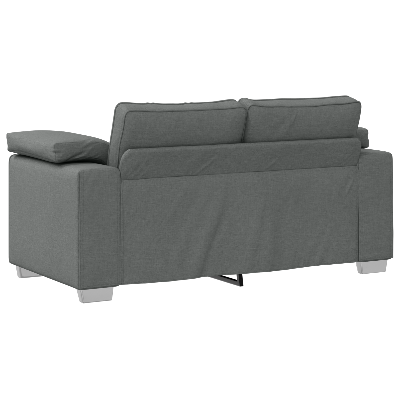 Ensemble de Canapés 2 pcs Gris foncé 219 x 77 x 82 cm tissu - XIOS