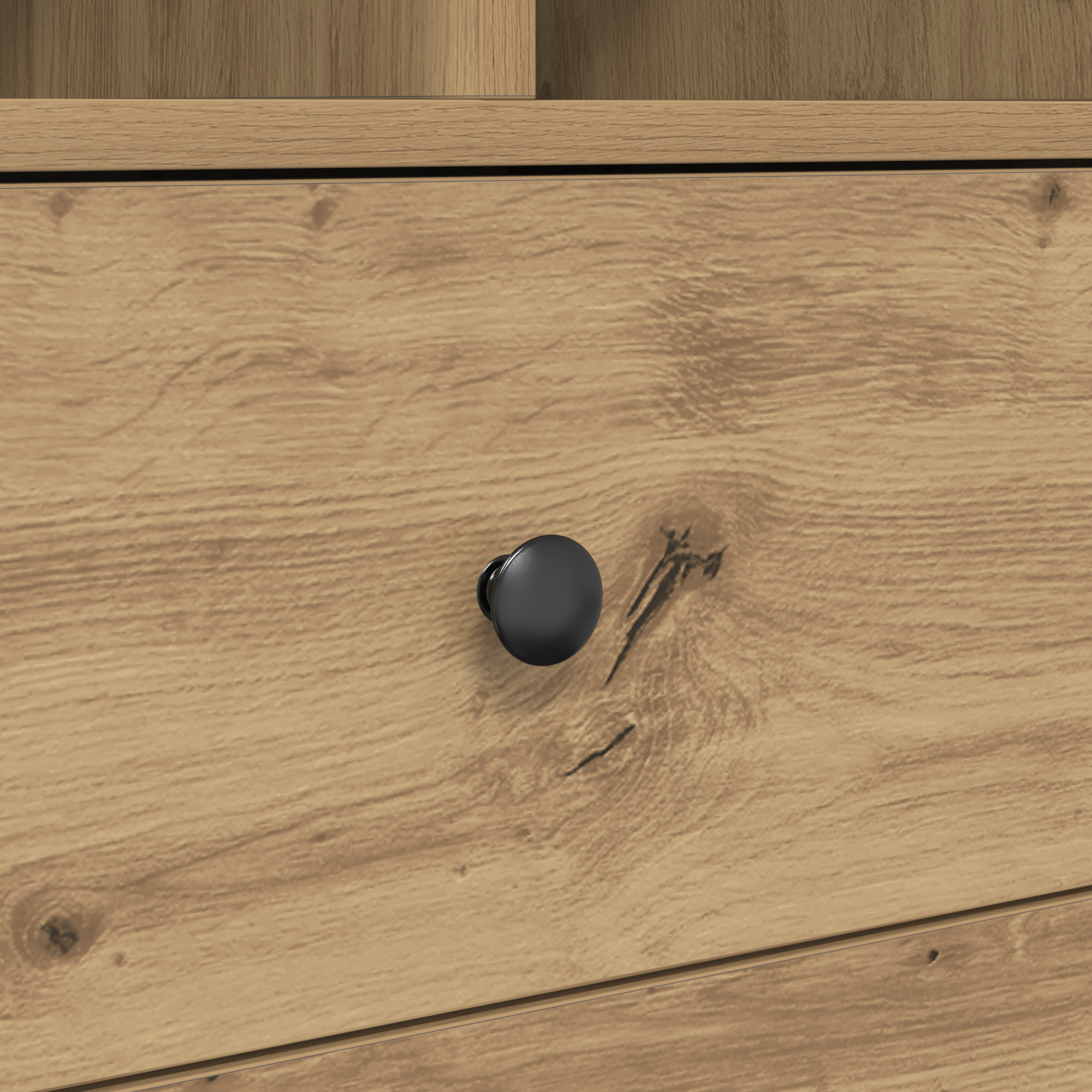 Bureau avec tiroir avec étagère 2 pcs Chêne artisanal - XIOS