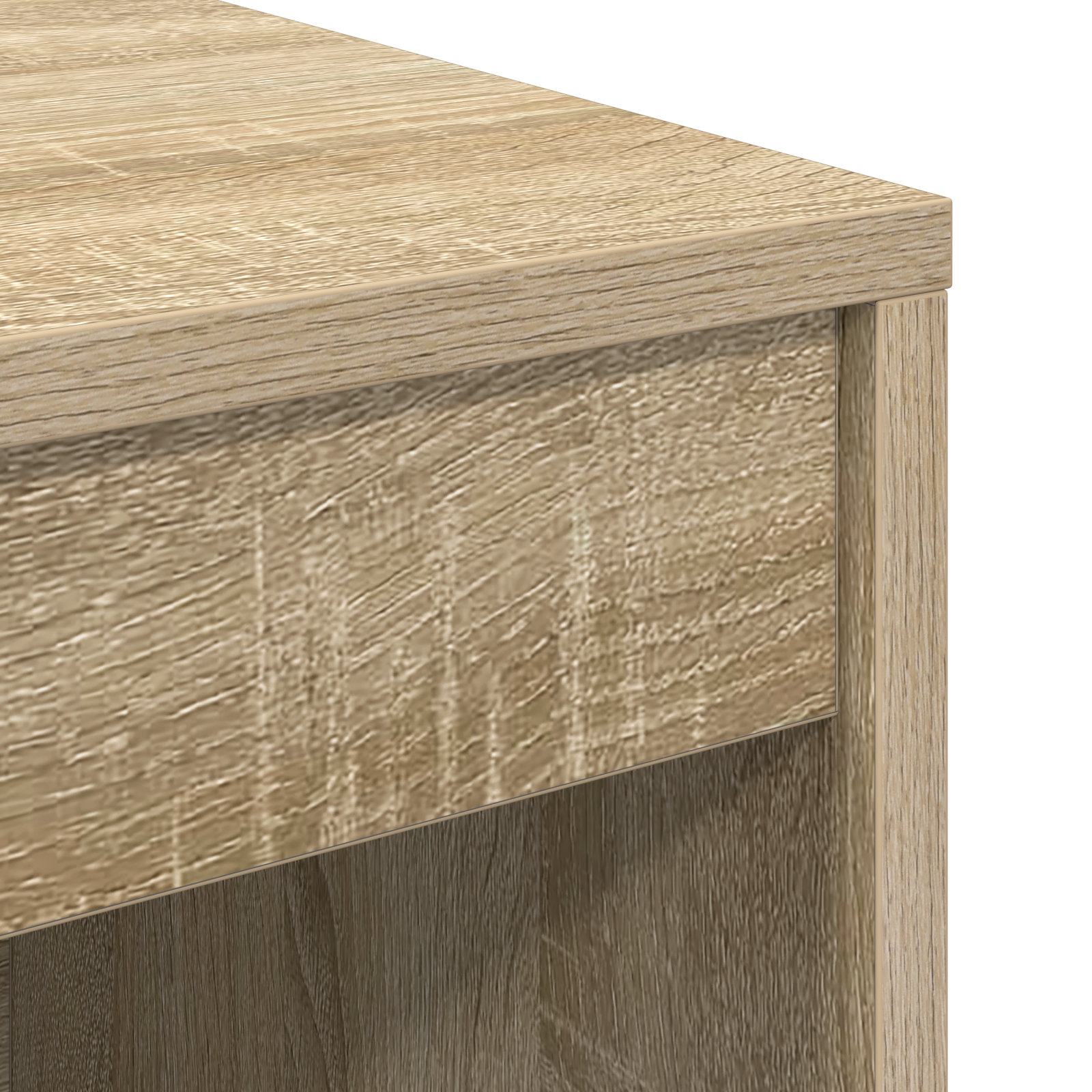 Bureau avec tiroir avec étagère 2 pcs Chêne Sonoma - XIOS