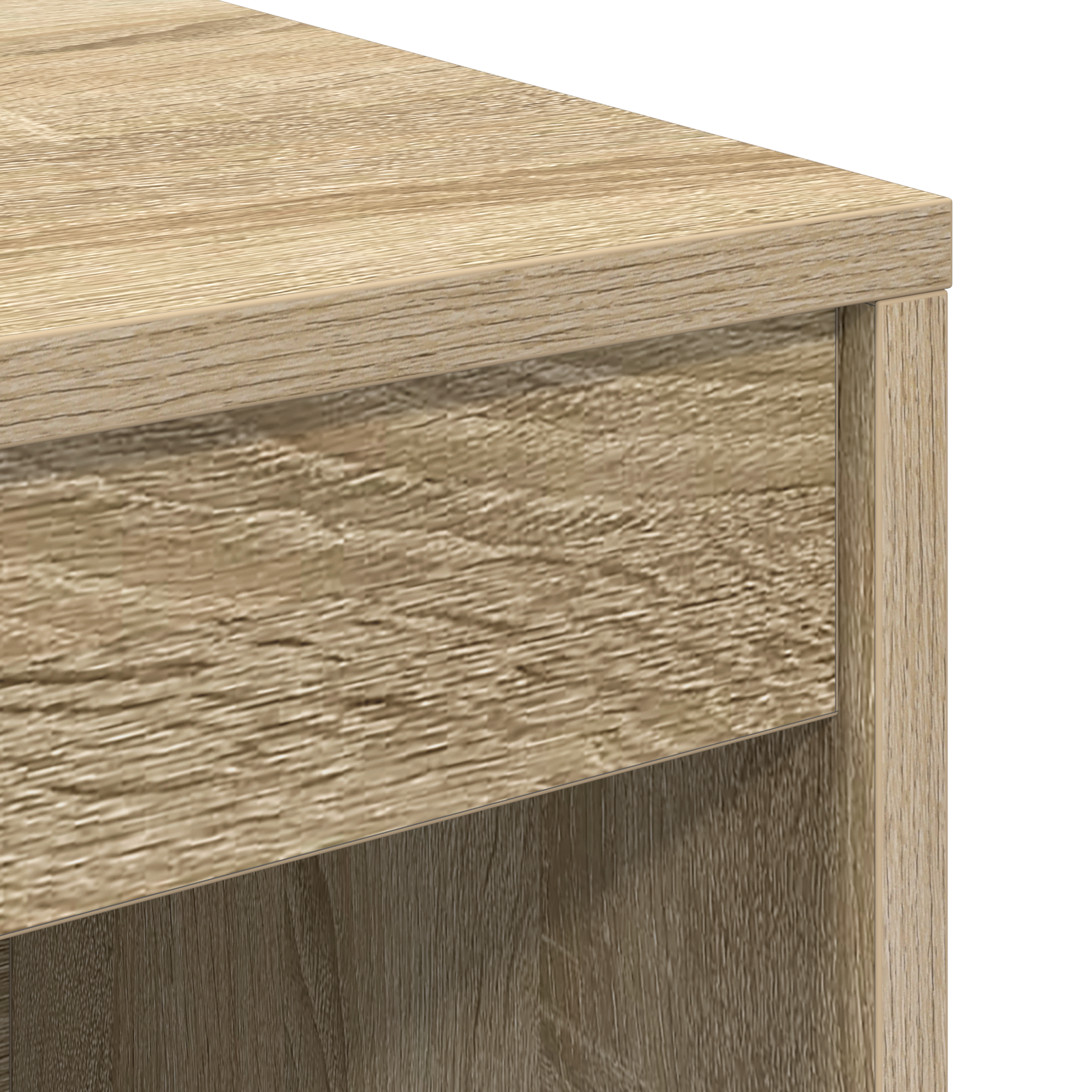 Bureau avec tiroir avec étagère 2 pcs Chêne Sonoma - XIOS