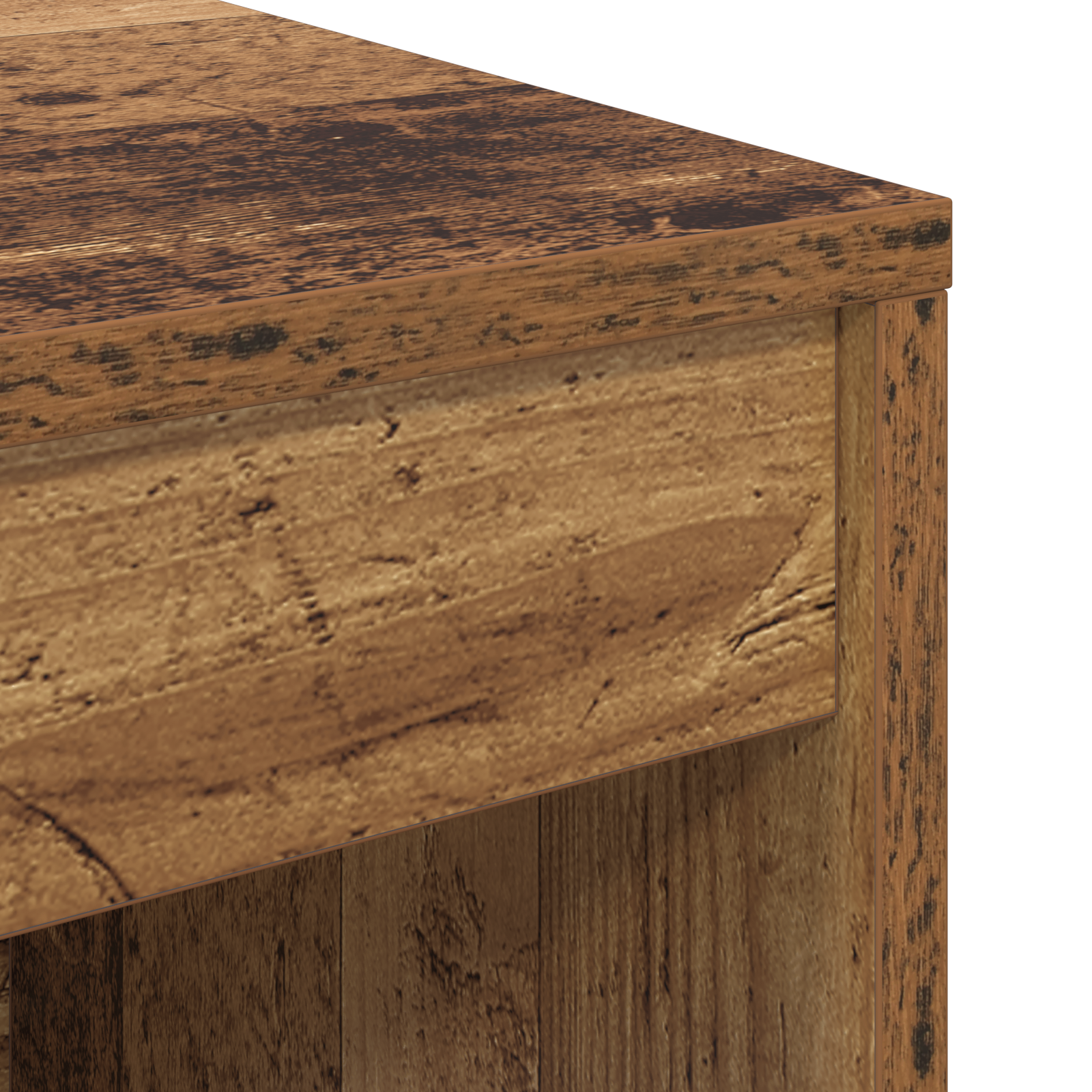 Bureau avec tiroir avec étagère avec stockage 2 pcs Bois ancien - XIOS