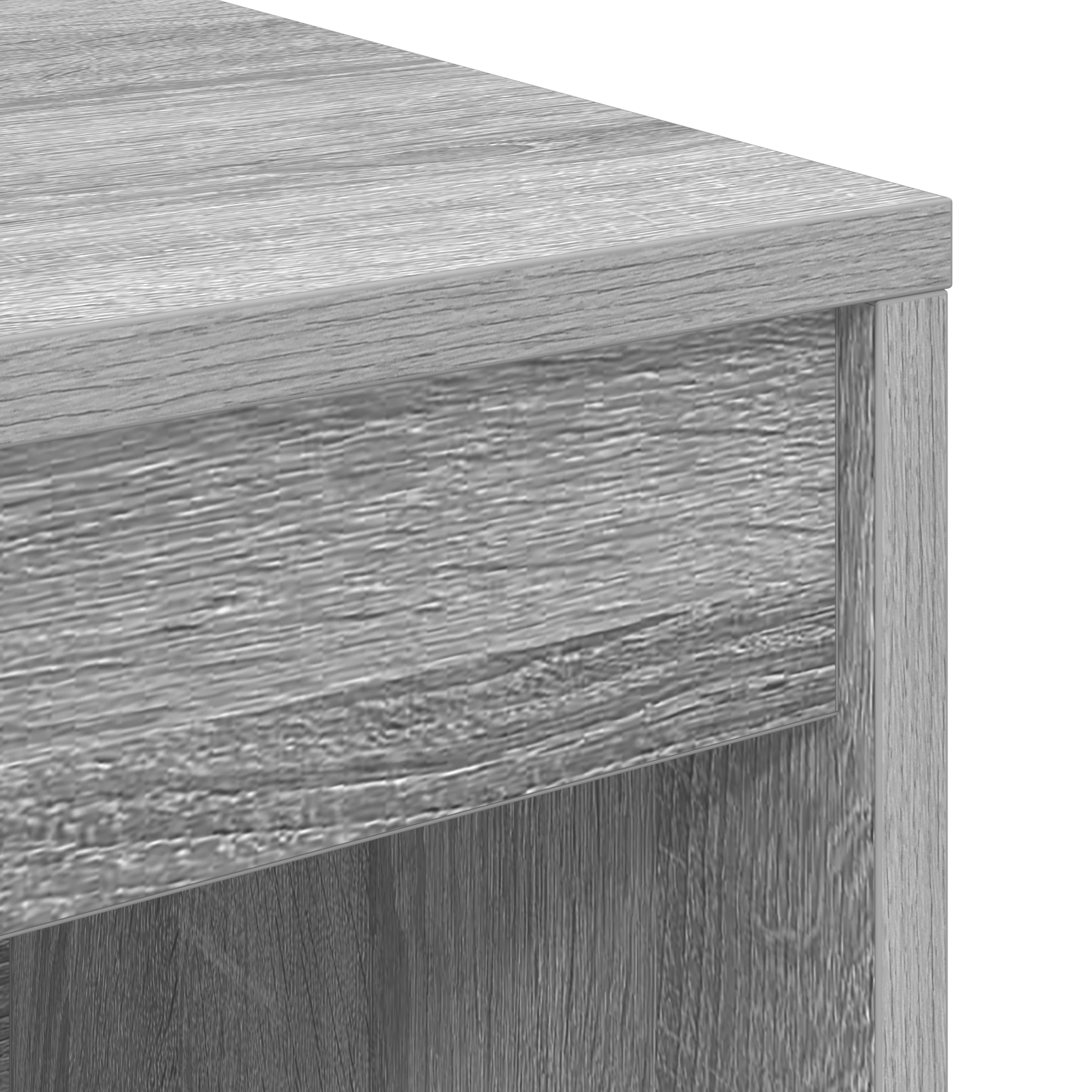 Bureau avec tiroir avec étagère avec stockage 2 pcs Gris Sonoma - XIOS