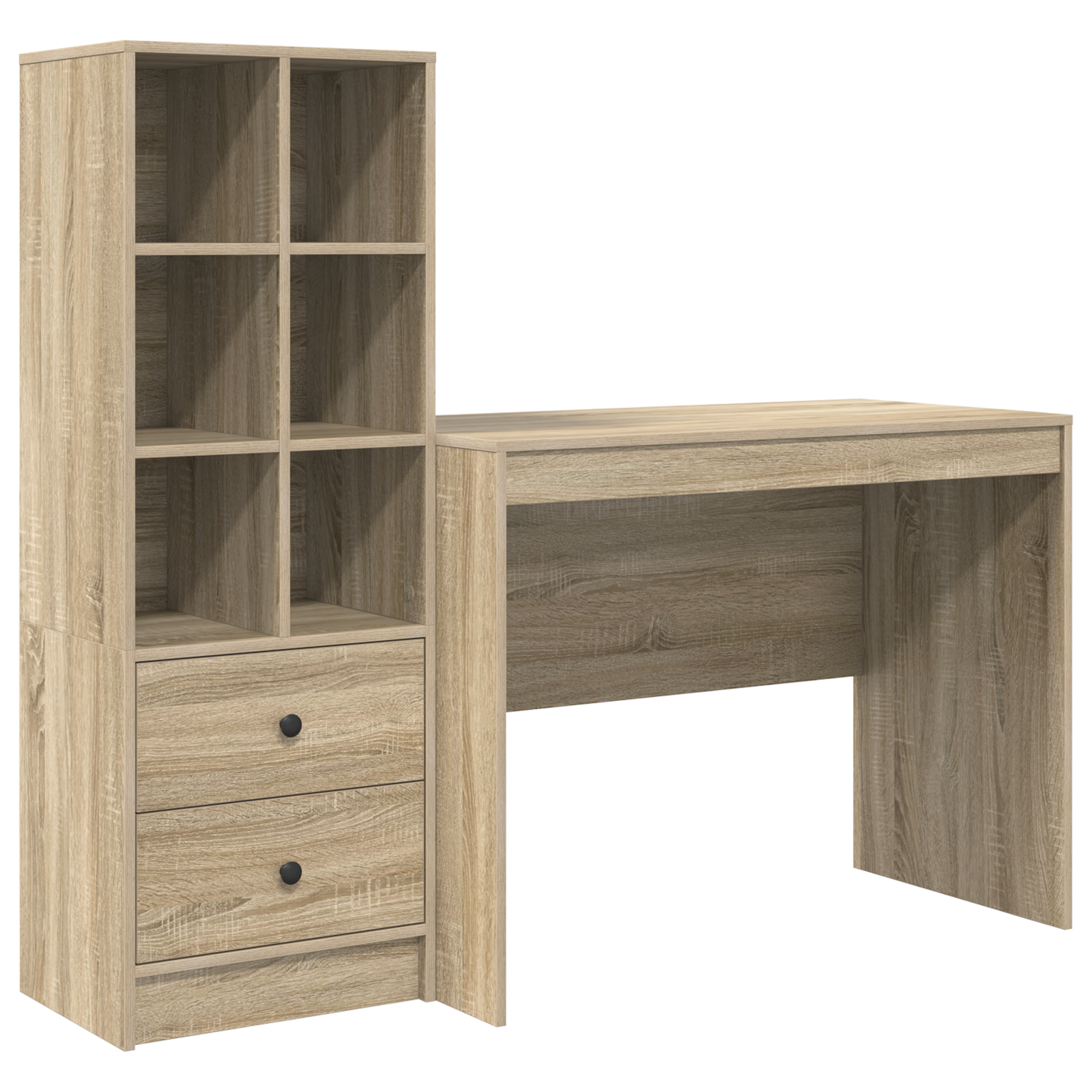 Bureau avec tiroir 2 pcs Chêne Sonoma - XIOS