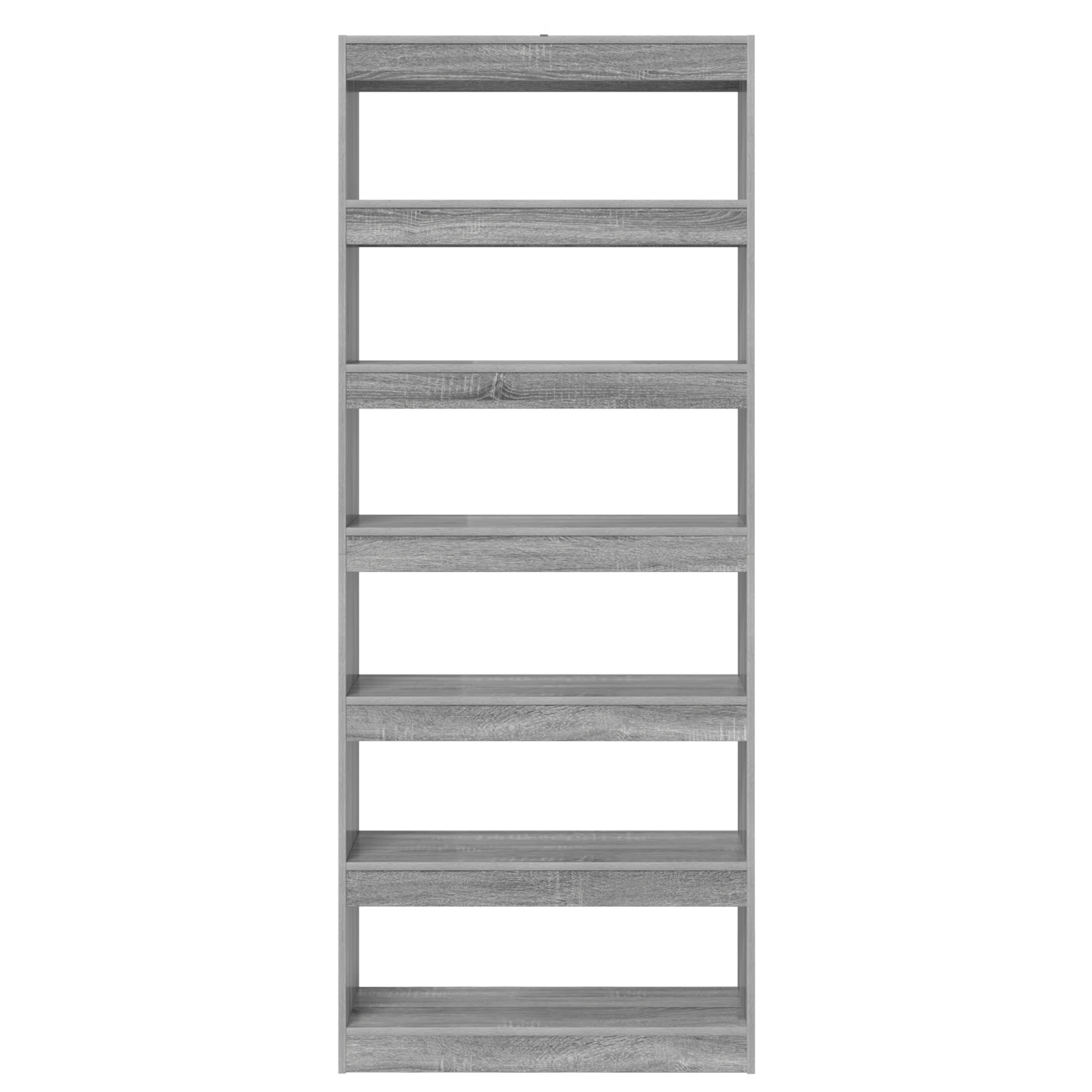 Bibliothèque Gris Sonoma 80 x 30 x 198 cm Bois d'ingénierie - XIOS