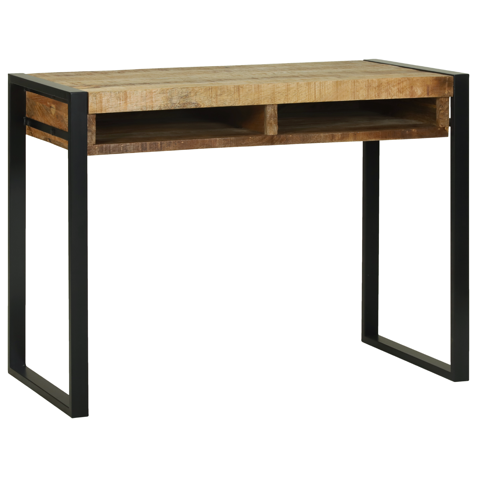 Table de maquillage avec miroir 100x50x75 cm en bois de mangue massif Coiffeuses vidaXL