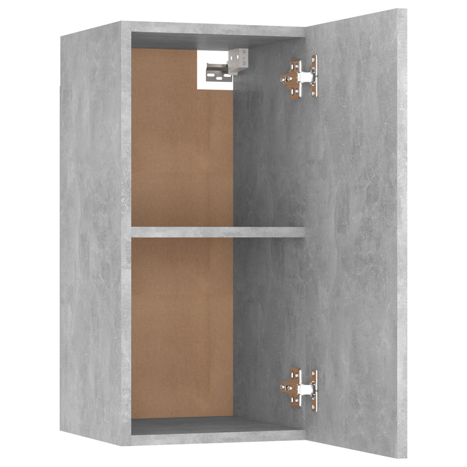 | Cabinet TV mural | 2 pcs Gris béton 30.5 x 30 x 60 cm - XIOS
