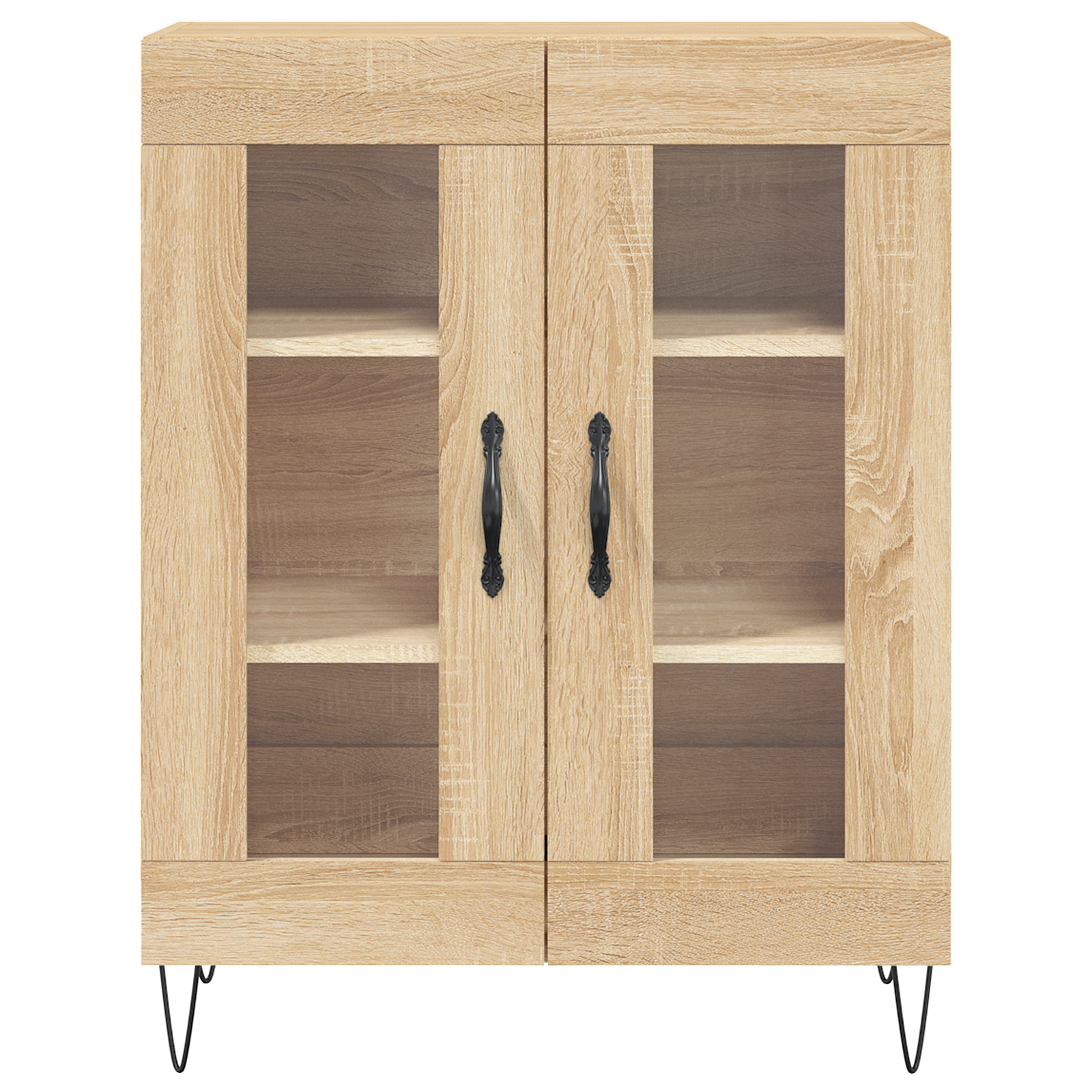 Buffet chêne sonoma 69,5x34x90 cm bois d'ingénierie - XIOS