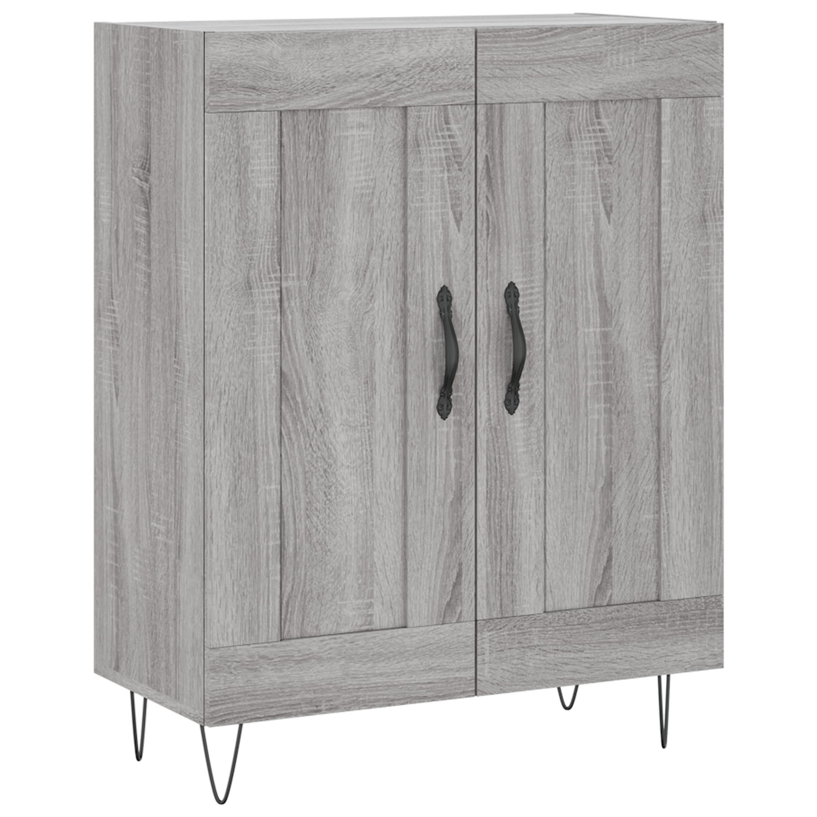 Buffet sonoma gris 69,5x34x90 cm bois d'ingénierie - XIOS