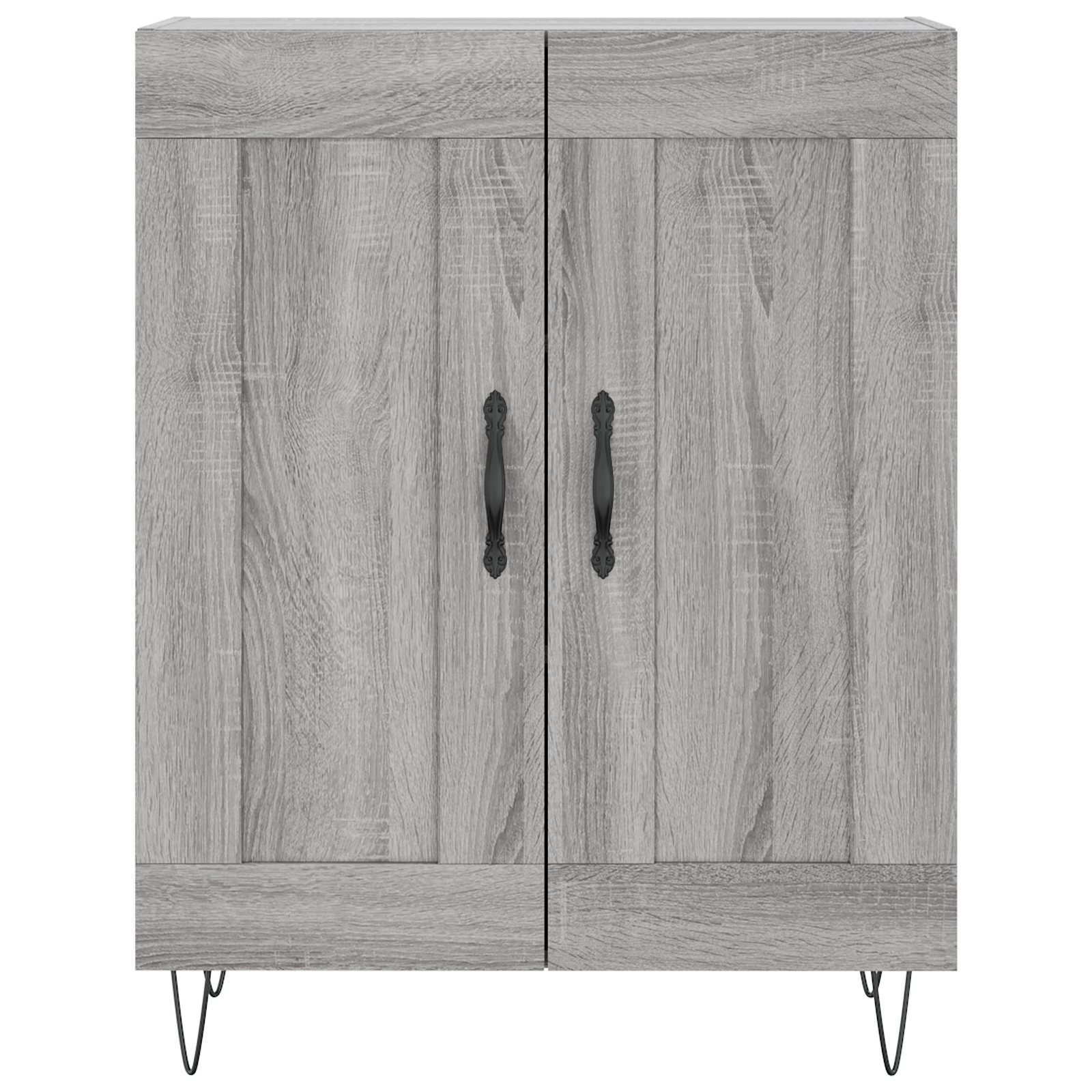 Buffet sonoma gris 69,5x34x90 cm bois d'ingénierie - XIOS
