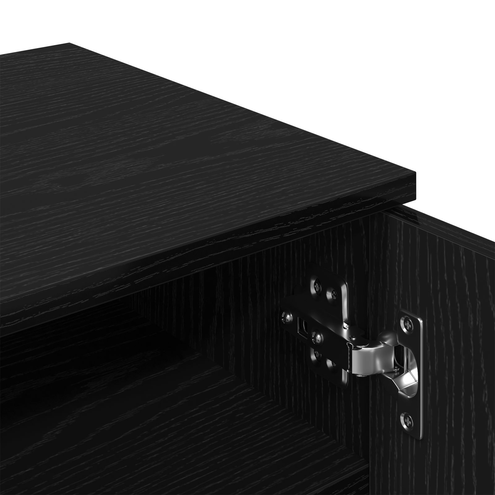 Meuble à chaussures avec étagère Chêne noir 29.5 x 35 x 101 cm - XIOS