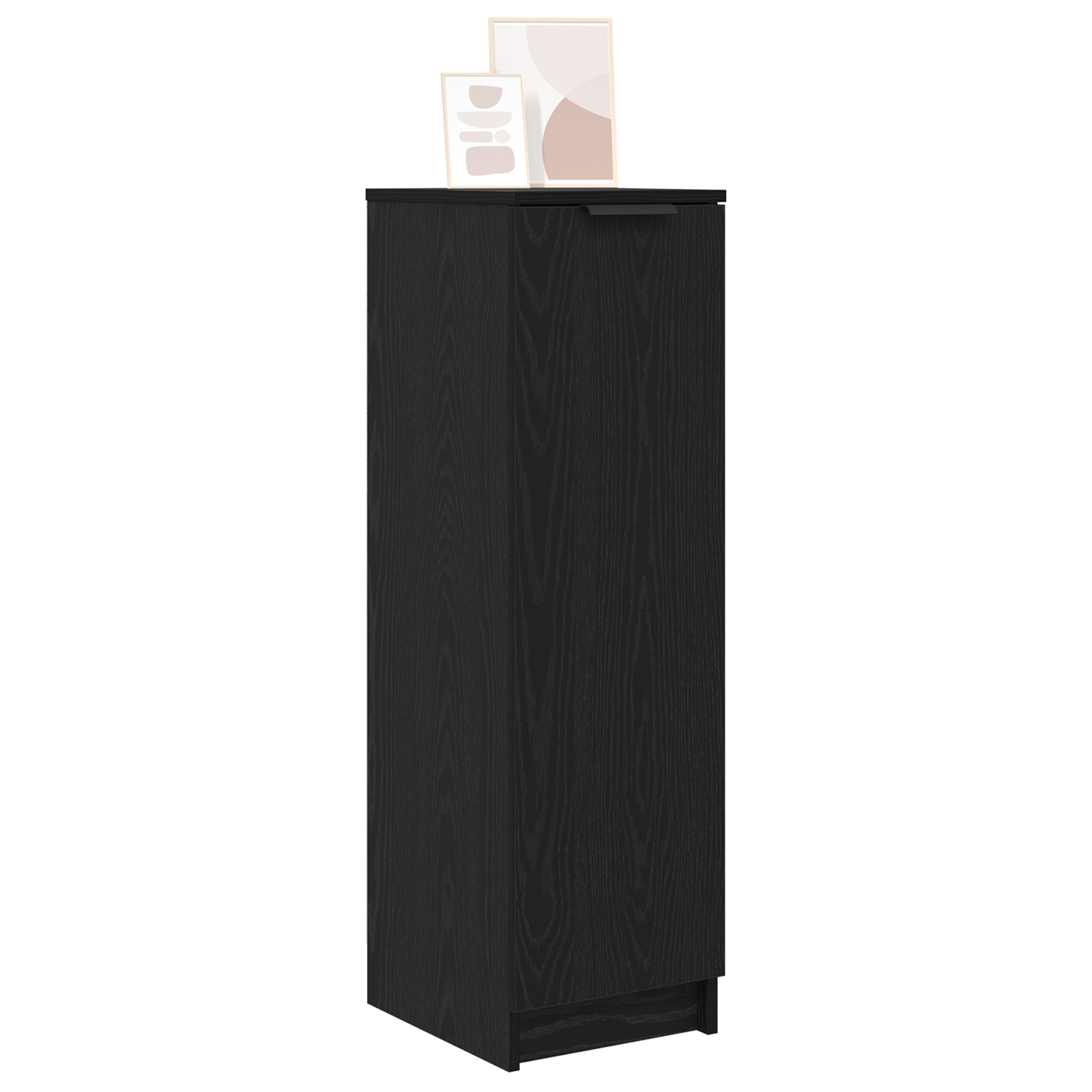 Meuble à chaussures avec étagère Chêne noir 29.5 x 35 x 101 cm - XIOS