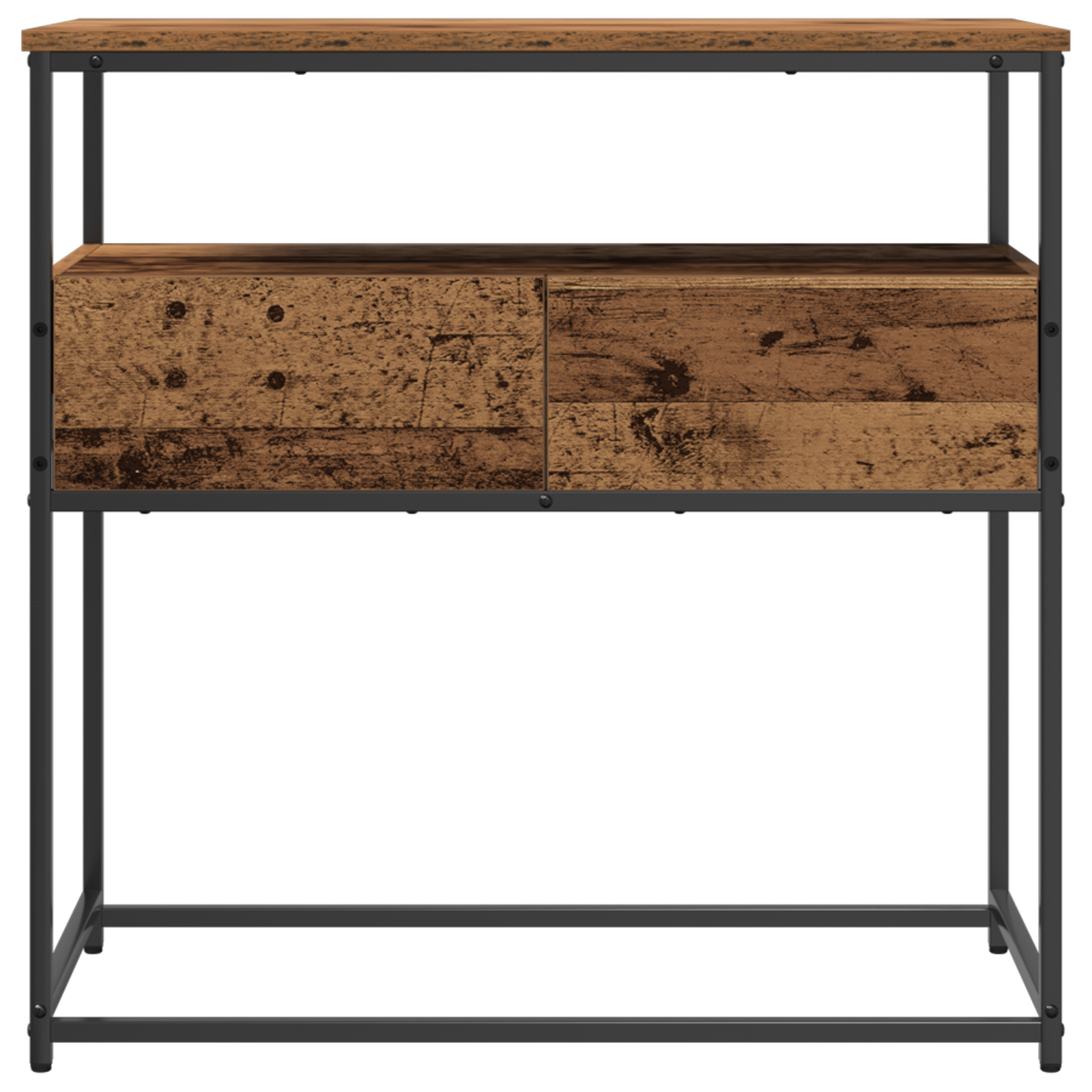 Table Console avec tiroir Bois Ancien 75 x 40 x 75 cm - XIOS