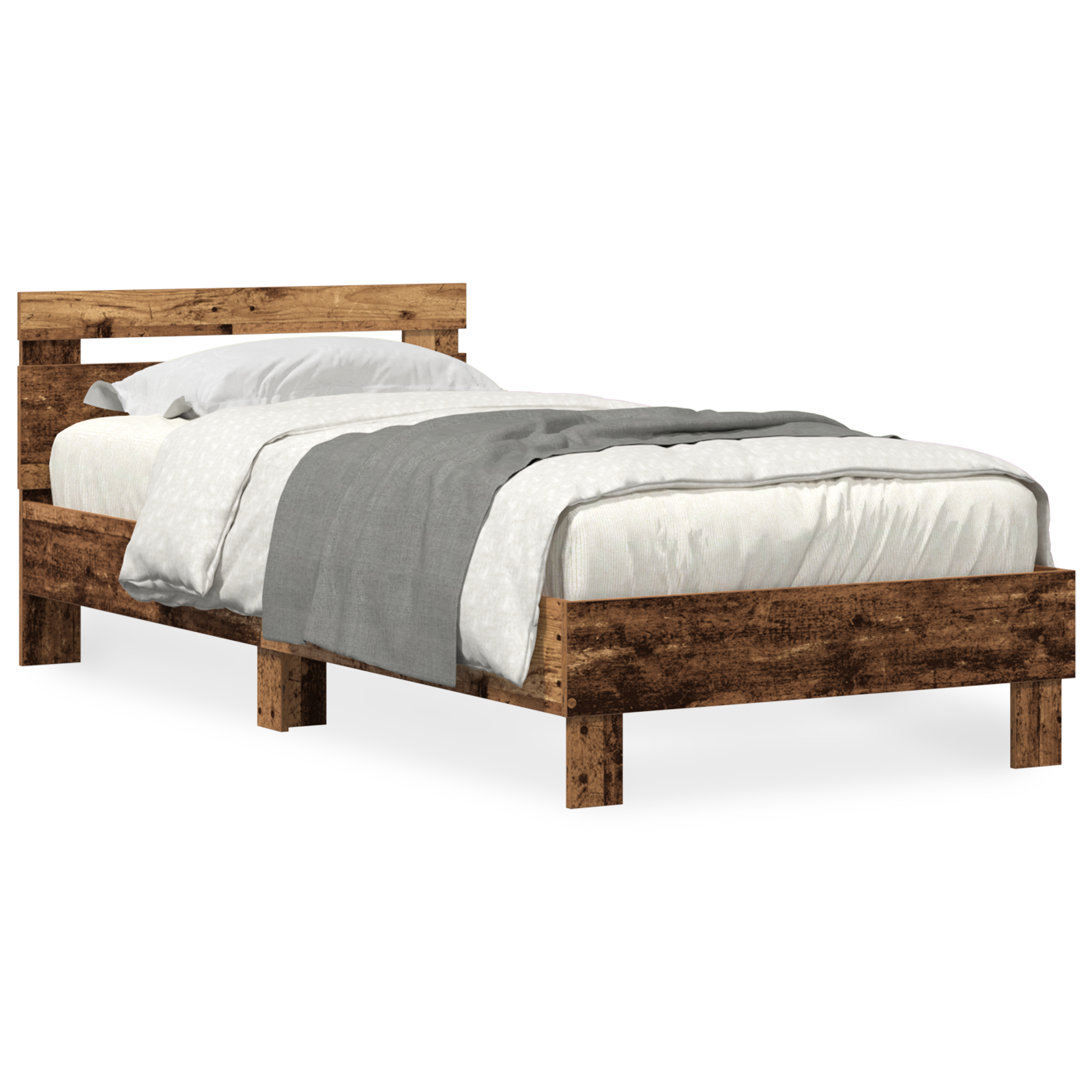Cadre de lit Bois ancien 75 x 190 cm Bois d'ingénierie - XIOS