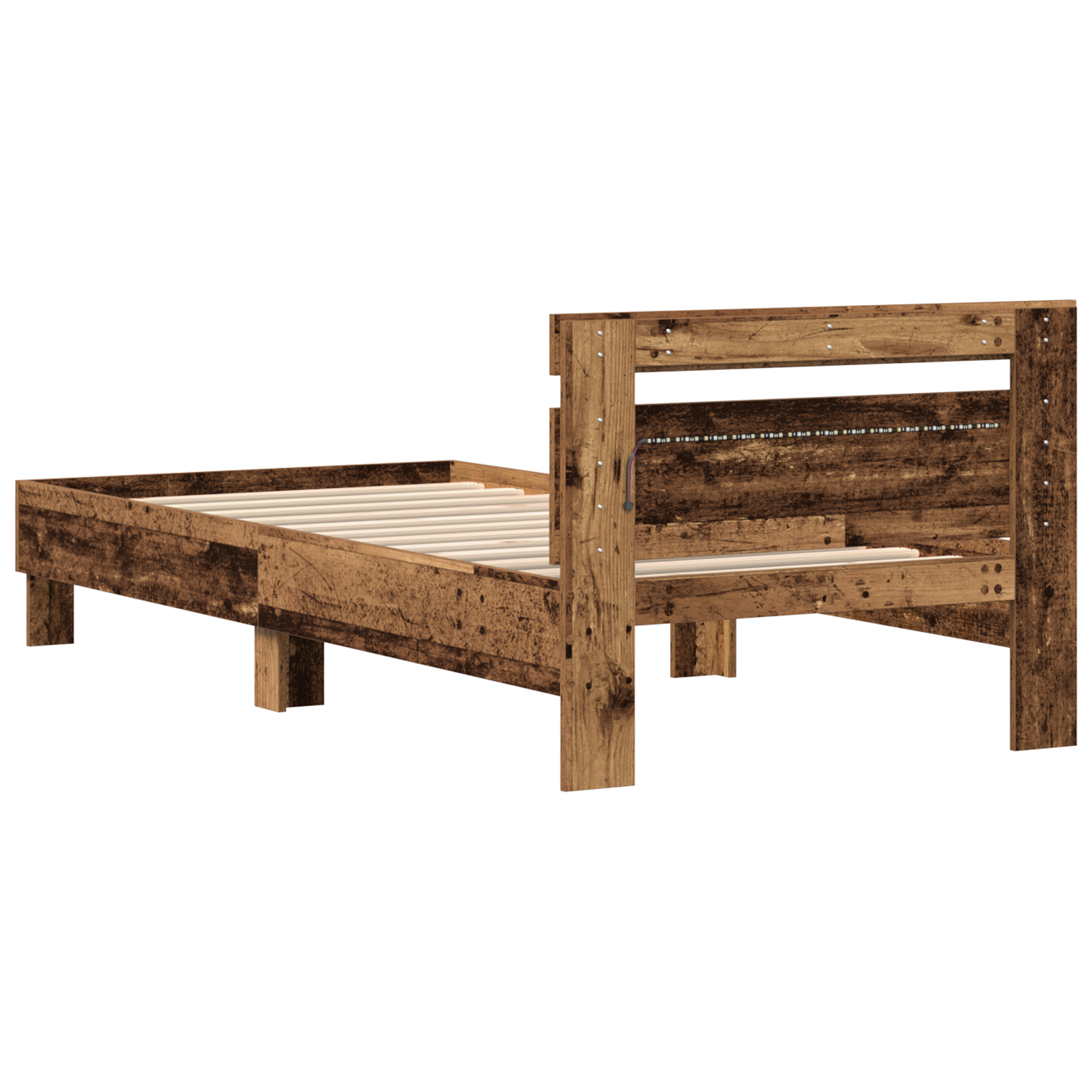 Cadre de lit Bois ancien 75 x 190 cm Bois d'ingénierie - XIOS