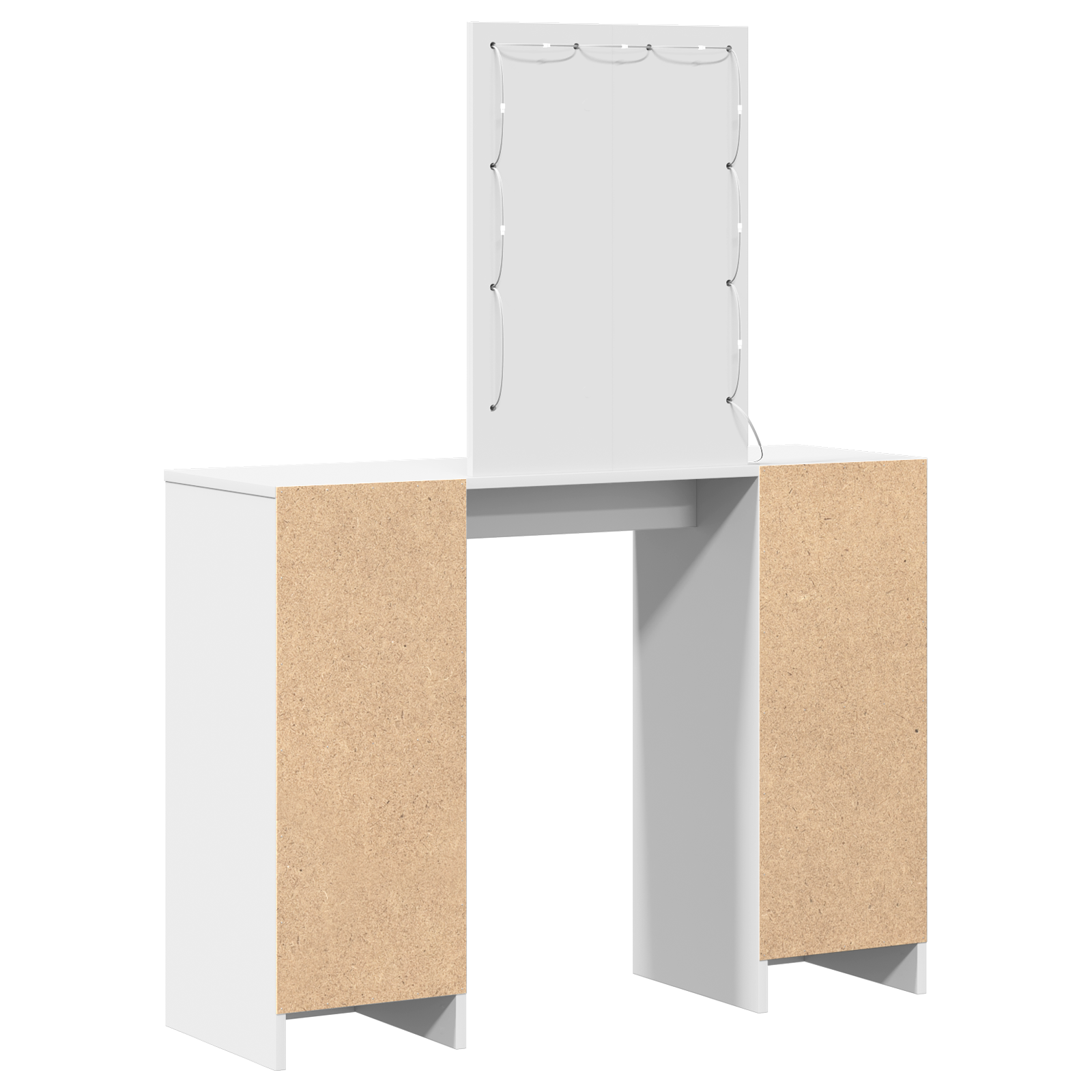 Table de Toilette Blanc 102 x 33 x 135 cm Bois d'ingénierie - XIOS