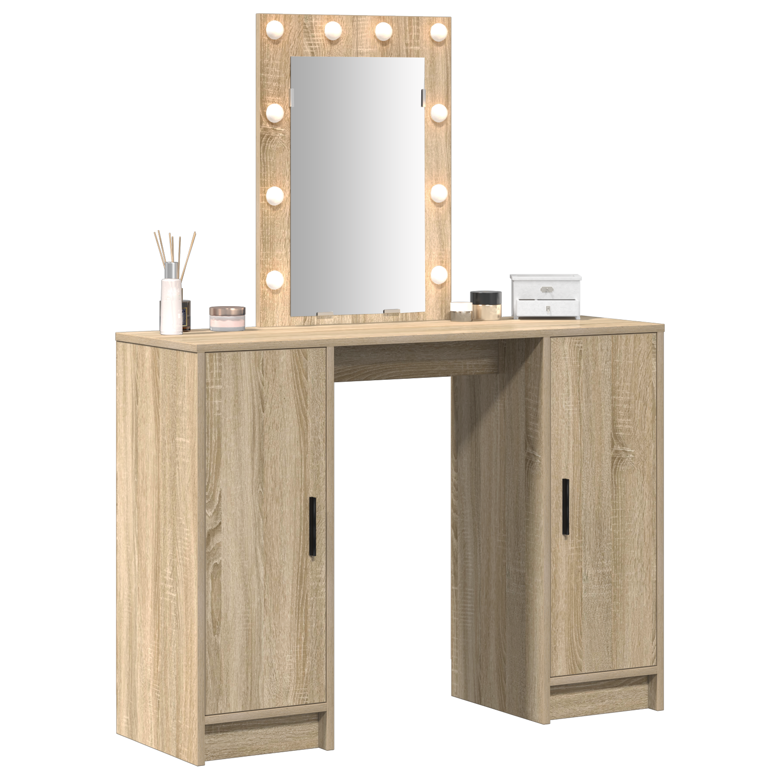 Table de Toilette Marron 102 x 33 x 135 cm Bois d'ingénierie - XIOS