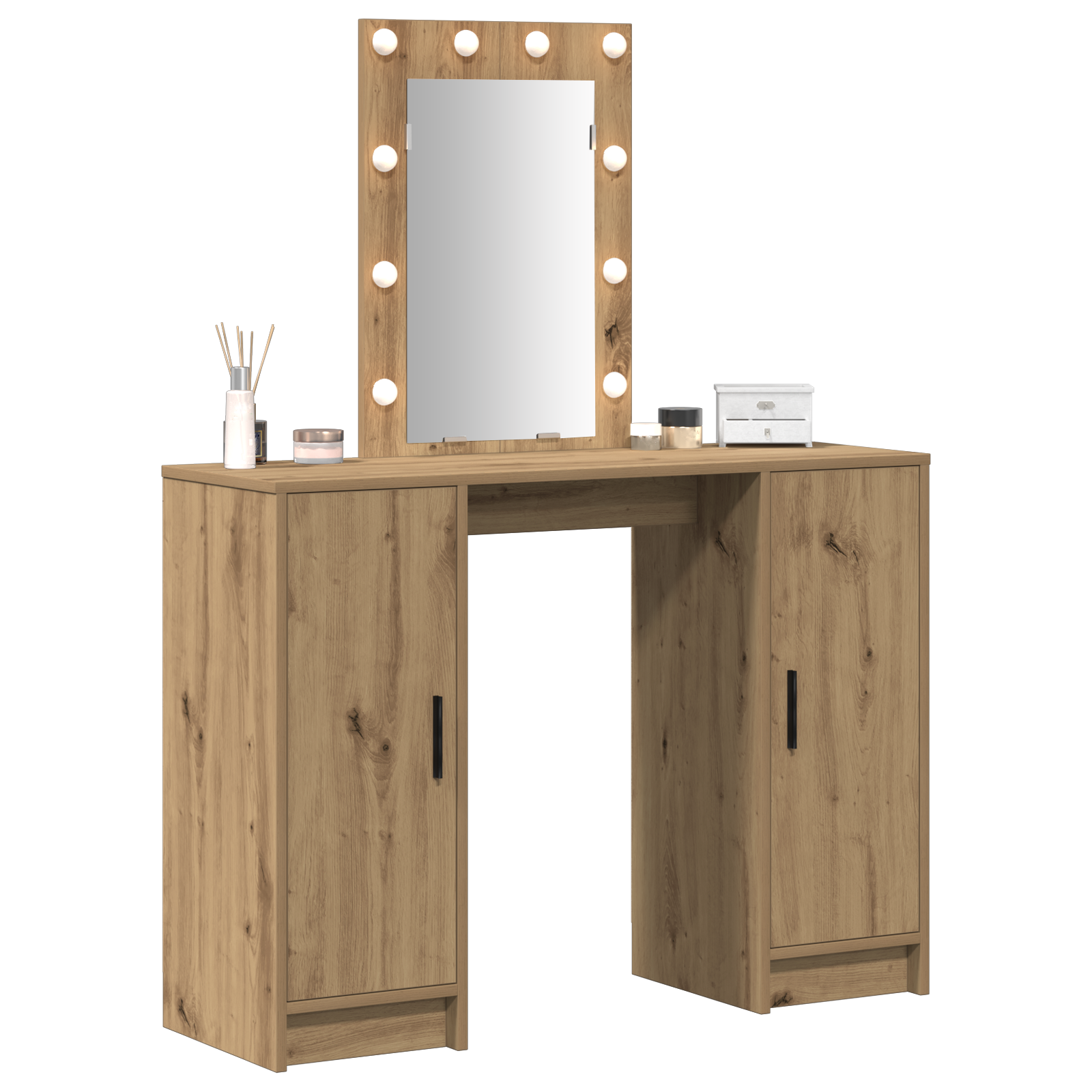 Table de Toilette Marron 102 x 33 x 135 cm Bois d'ingénierie - XIOS
