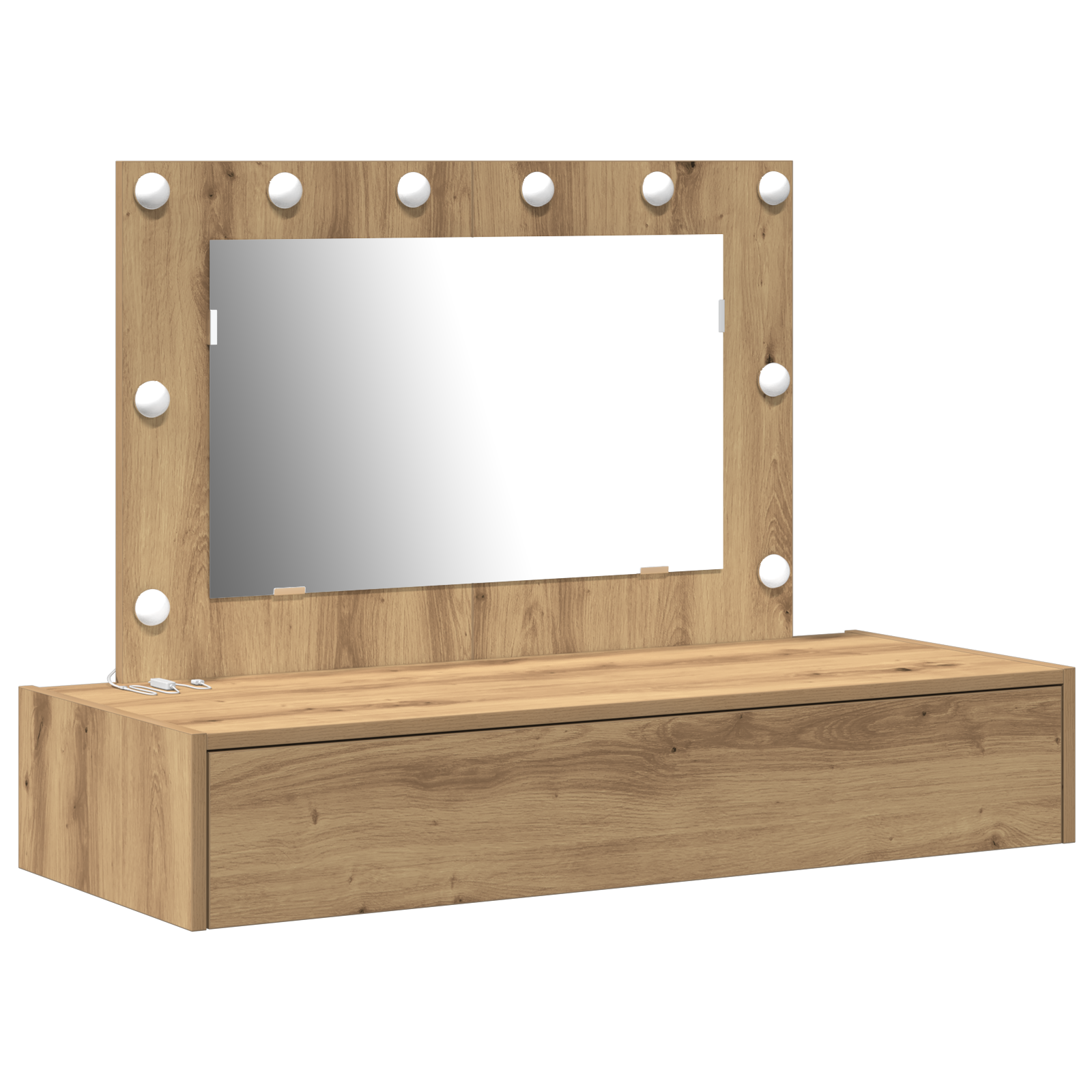 Table de Toilette Marron 100 x 40 x 70 cm Bois d'ingénierie