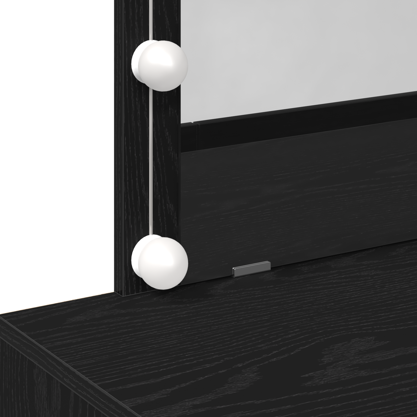 Coiffeuse Chêne noir 100 x 40 x 120 cm Bois d'ingénierie - XIOS