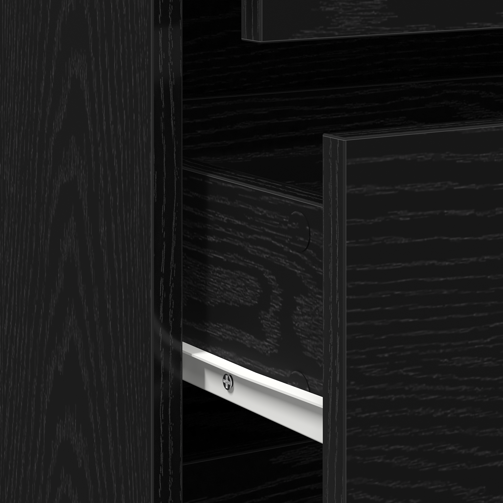 Armoire à tiroirs Noir 80 x 41 x 58 cm Bois d'ingénierie - XIOS