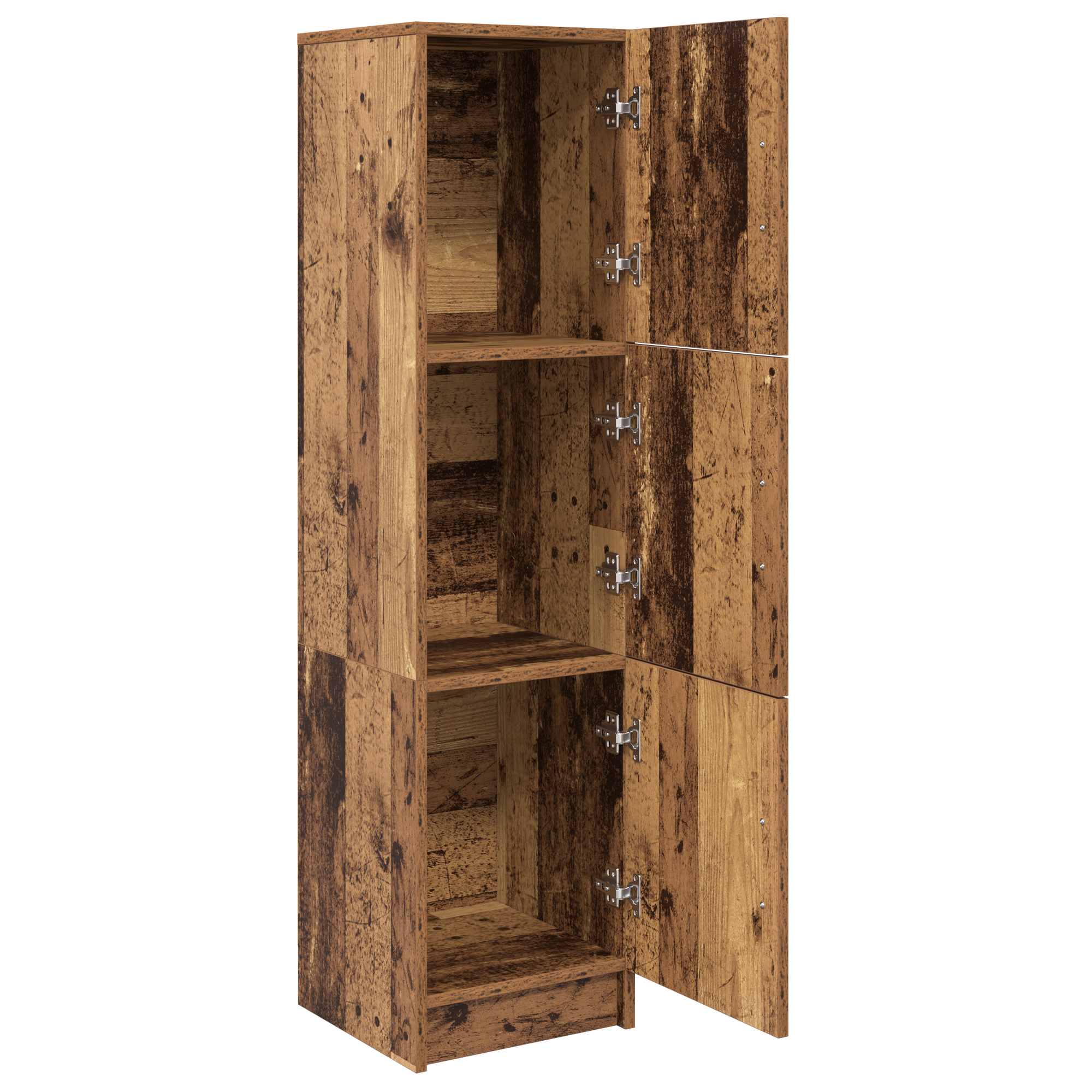 Meuble de Rangement Bois ancien 31,5 x 32 x 124 cm - XIOS