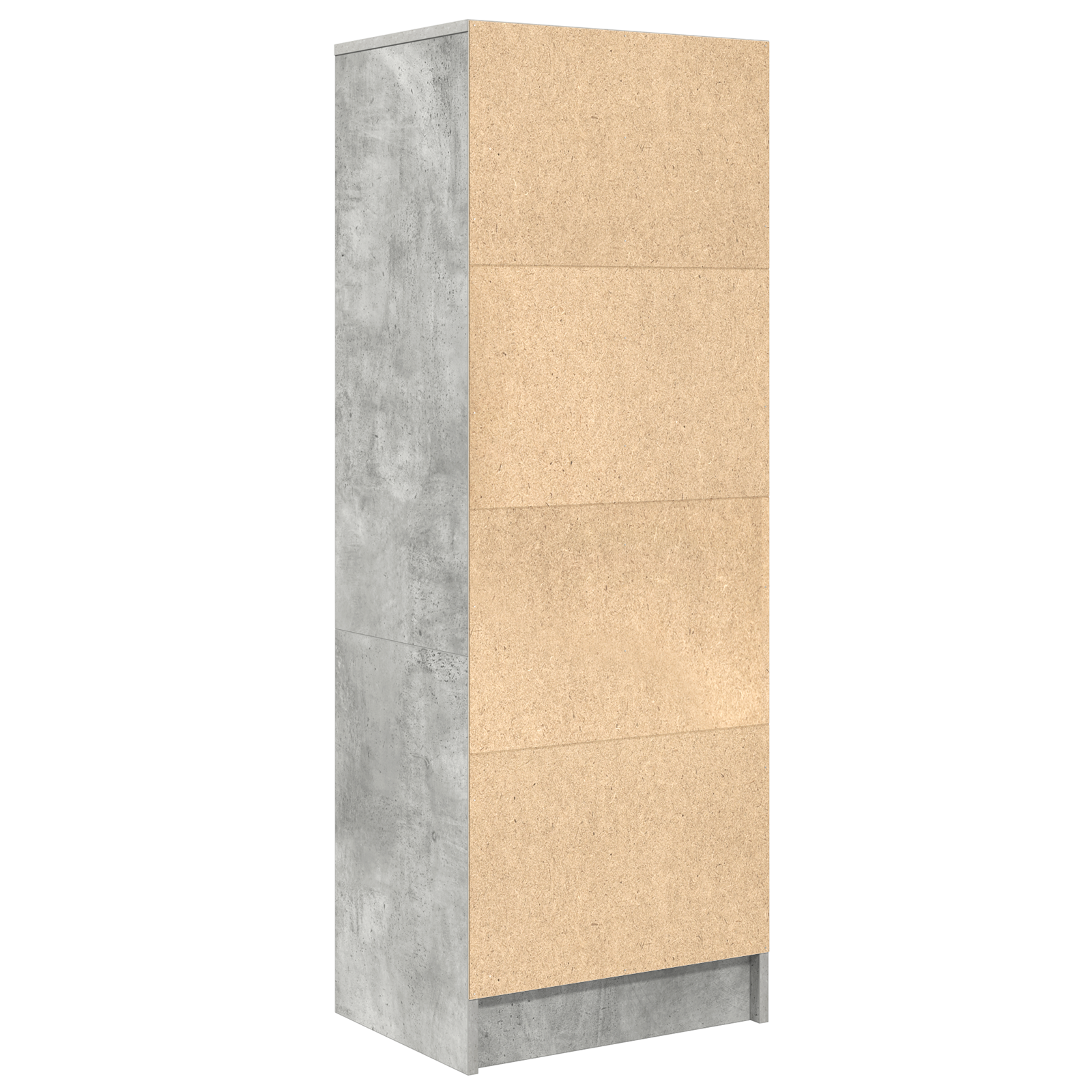 Haut Armoire avec tiroir Gris béton 45,5 x 34 x 127 cm - XIOS