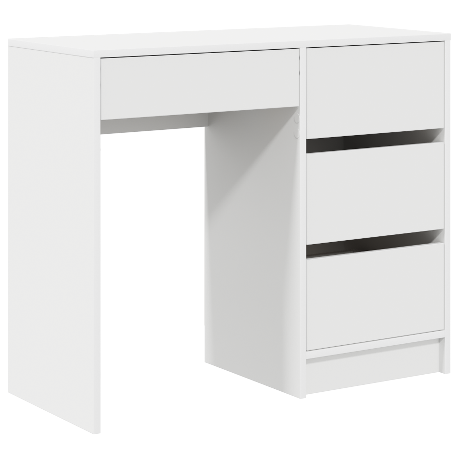 Bureau avec tiroir Blanc 90 x 37,5 x 75 cm Bois d'ingénierie - XIOS
