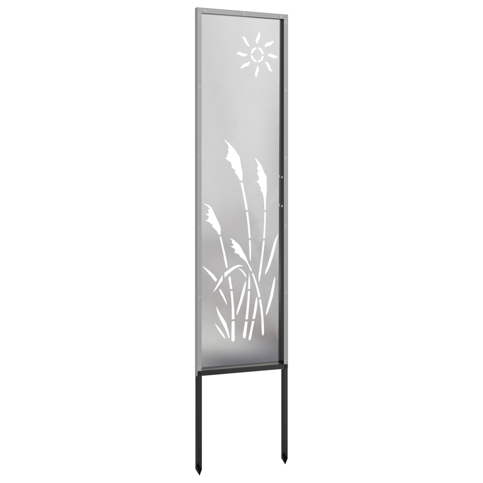 Écran de confidentialité de jardin Fretwork Argent 32 x 140 cm - XIOS
