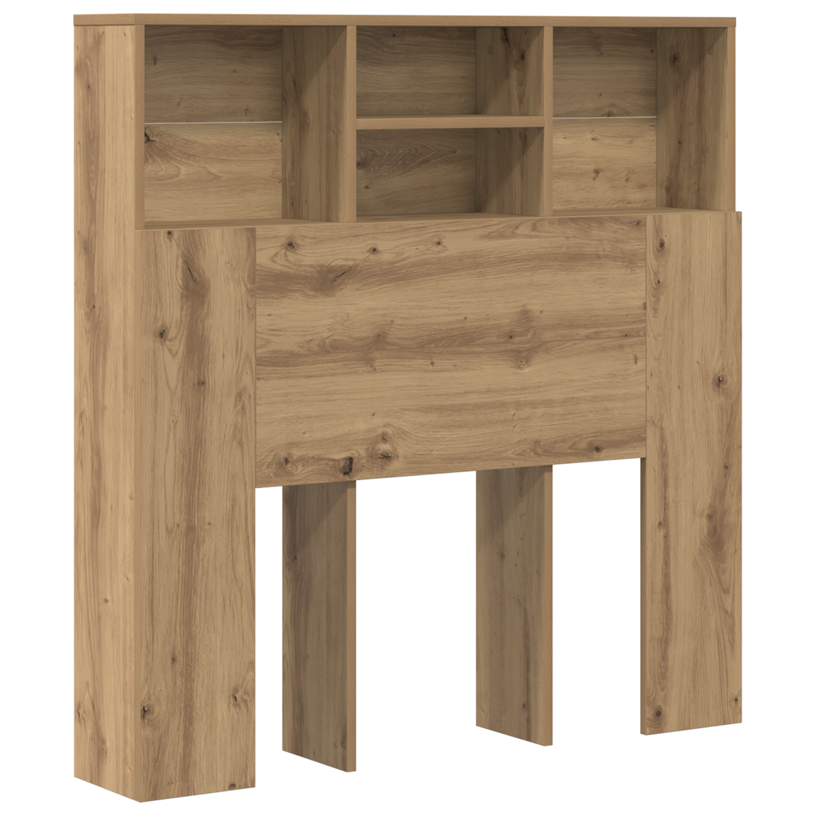 Cabinet de Tête de Lit Chêne artisanal 100 x 19 x 103,5 cm - XIOS