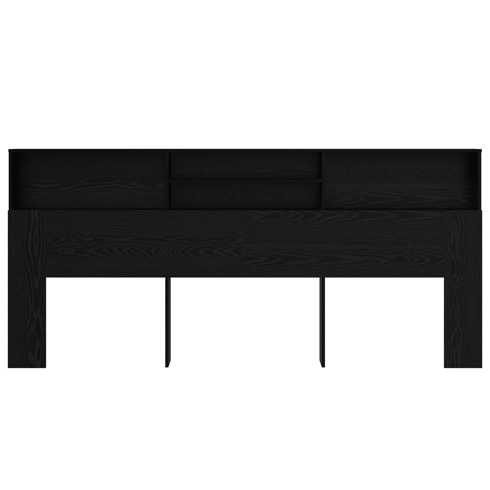 Cabinet de Tête de Lit Chêne noir 220 x 19 x 101,5 cm - XIOS
