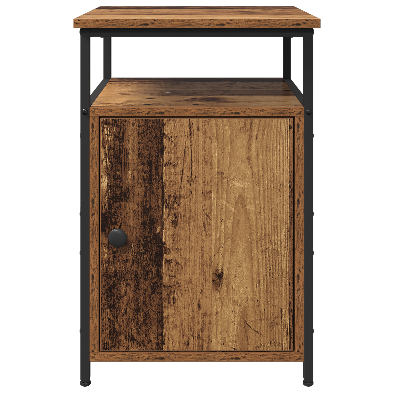 Cabinet de chevet 2 pcs Vieux bois Bois d'ingénierie - XIOS