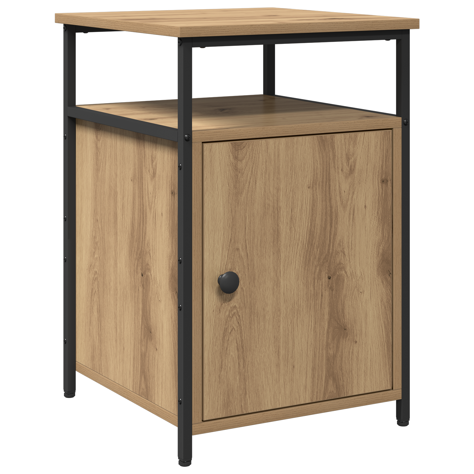 Cabinet de chevet 2 pcs chêne artisanal Bois d'ingénierie - XIOS