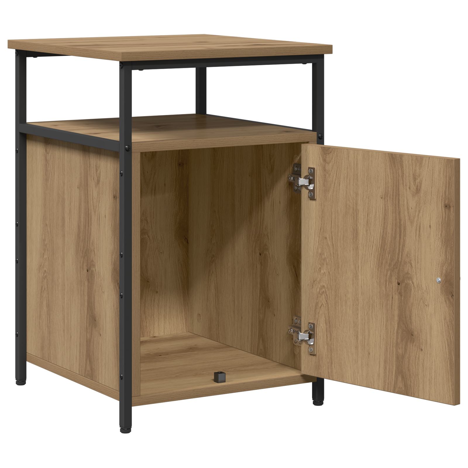 Cabinet de chevet 2 pcs chêne artisanal Bois d'ingénierie - XIOS