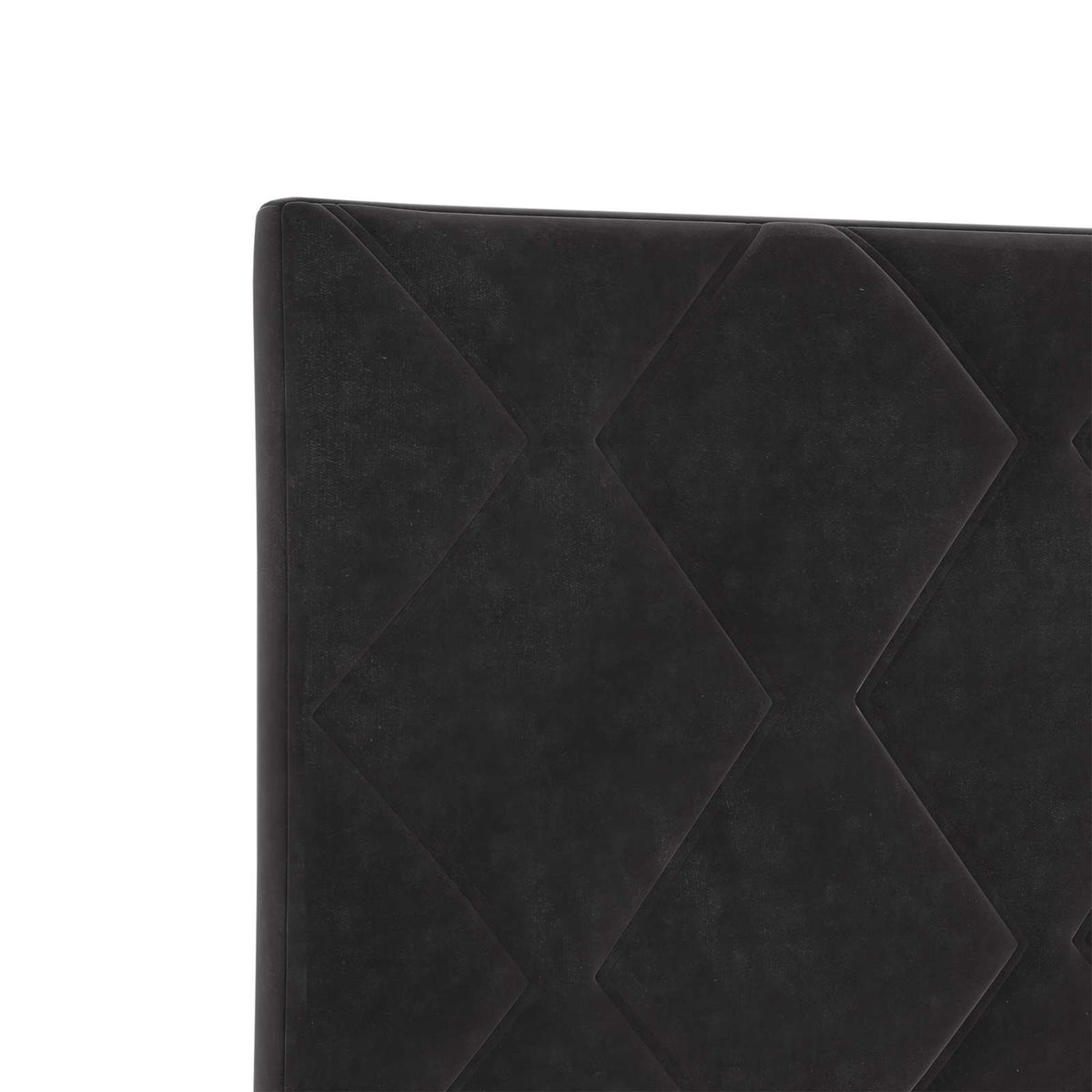 Lit boxspring avec matelas Noir 80 x 200 cm Velours - XIOS