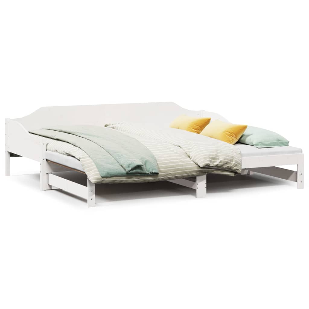 Lit de jour et lit gigogne sans matelas 90x200 cm bois massif - XIOS