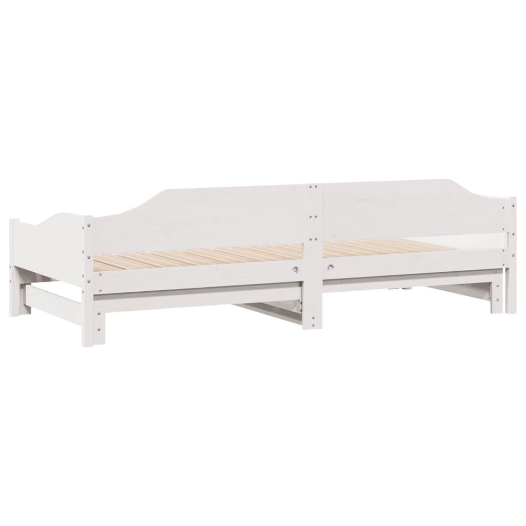 Lit de jour et lit gigogne sans matelas 90x200 cm bois massif - XIOS