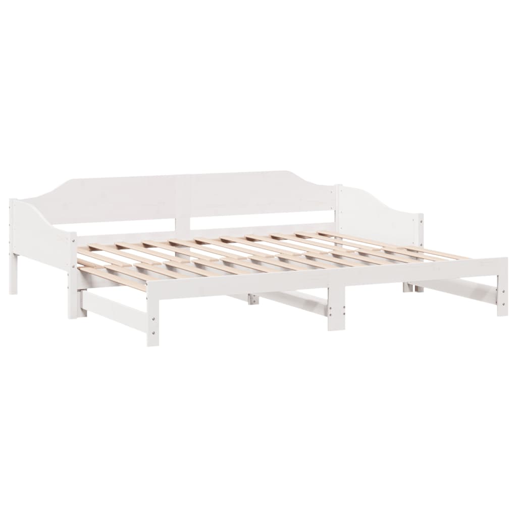 Lit de jour et lit gigogne sans matelas 90x200 cm bois massif - XIOS