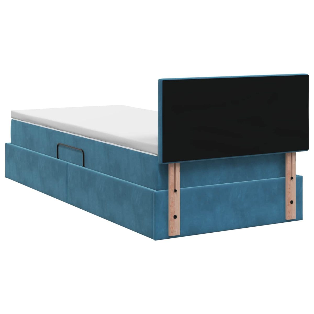 Lit de Rangement Bleu foncé 100 x 200 cm Velours - XIOS