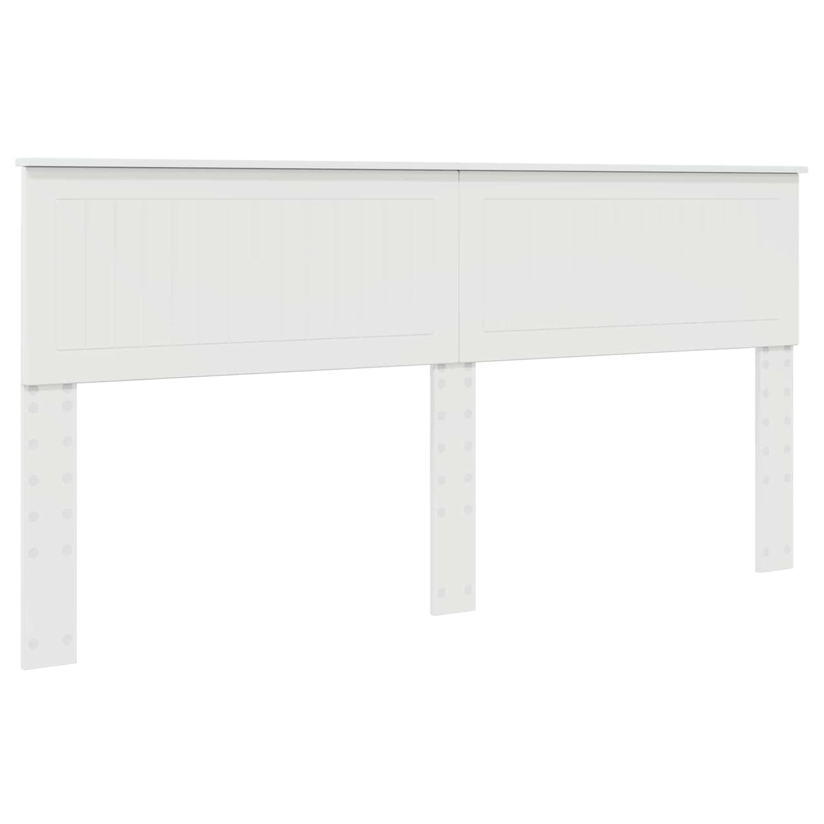 Lit de Rangement Réglable Blanc 180 x 200 cm Bois d’ingénierie - XIOS