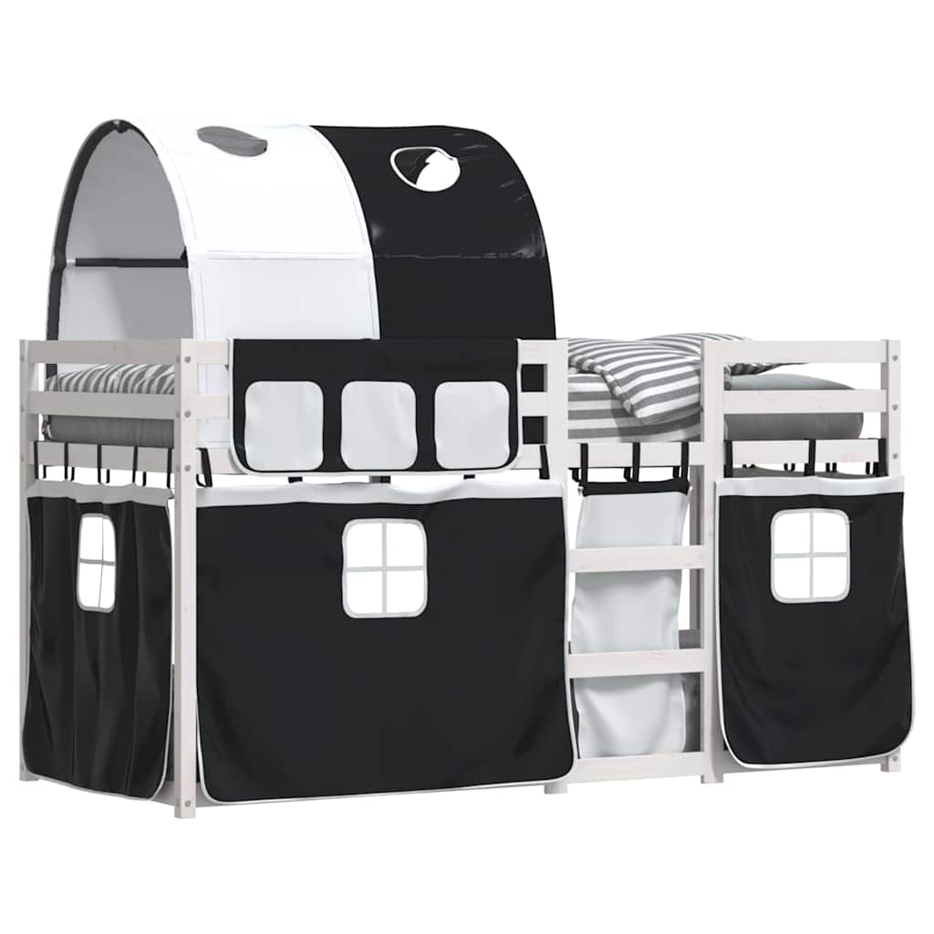 Lit superposé sans matelas 80x200 cm bois de pin massif - XIOS