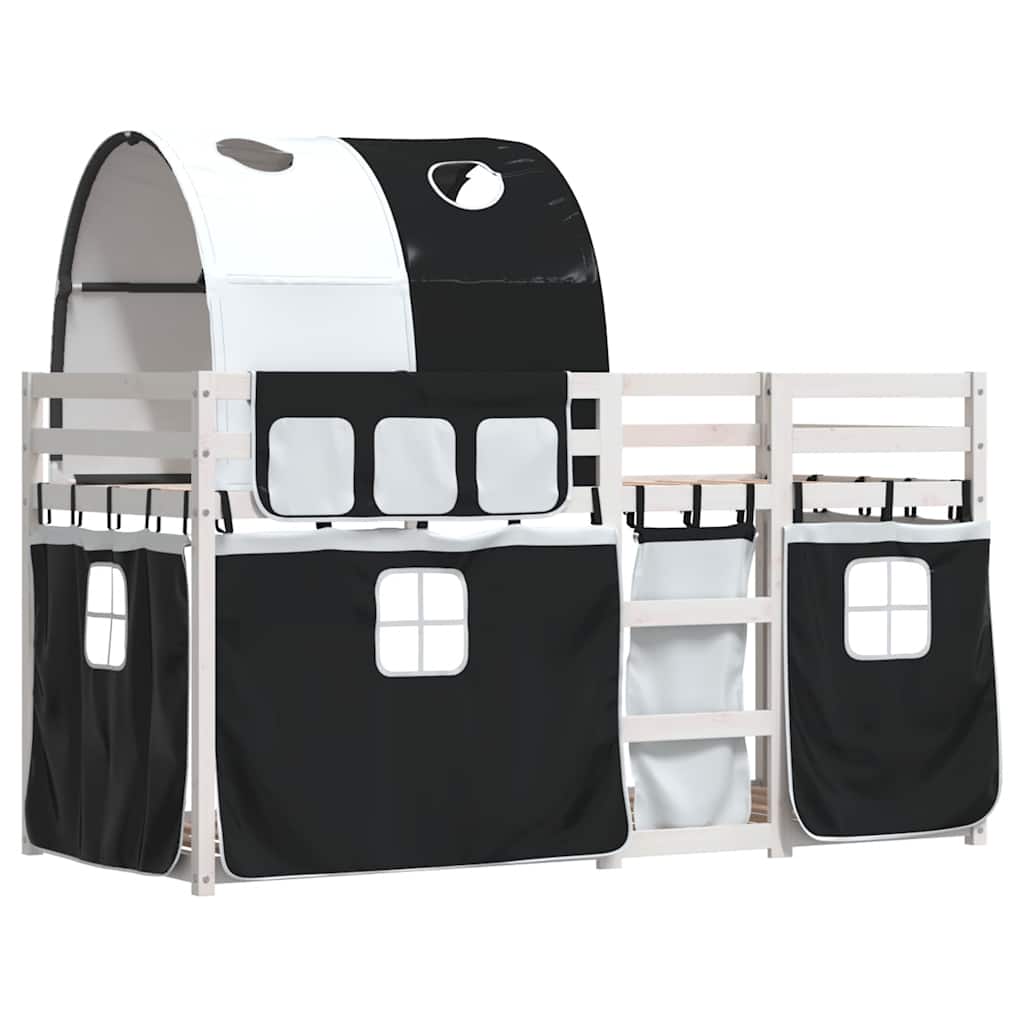 Lit superposé sans matelas 80x200 cm bois de pin massif - XIOS