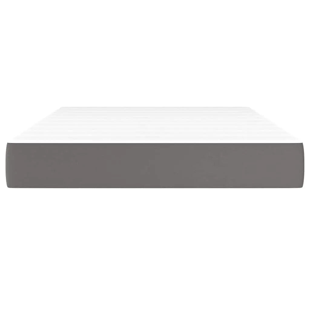 Matelas à ressorts ensachés mi-ferme gris 120x200x20cm - XIOS